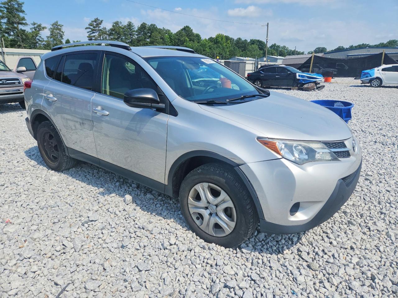 2013 Toyota Rav4 Le Silver vin: JTMZFREVXDD019684