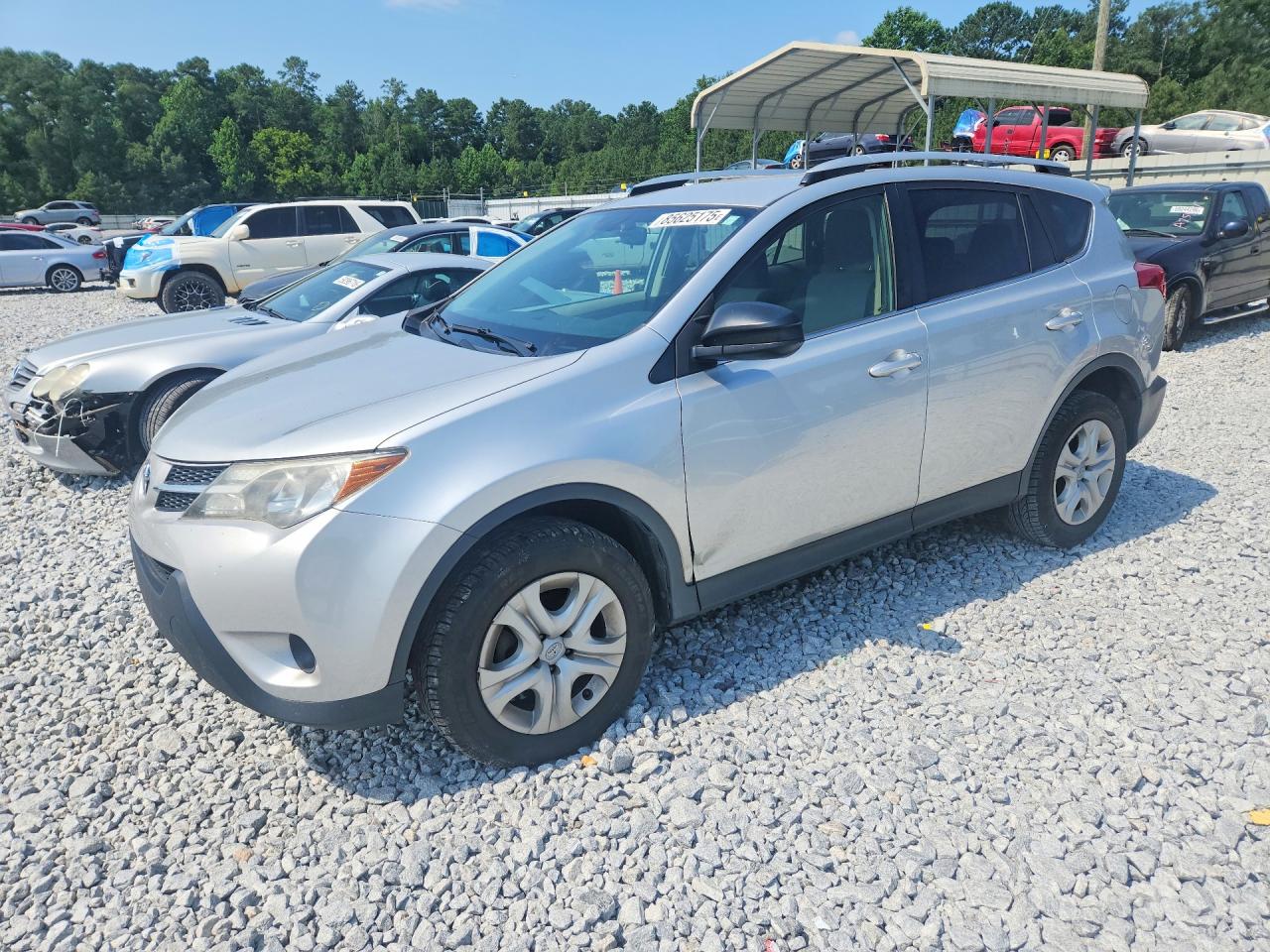 2013 Toyota Rav4 Le Silver vin: JTMZFREVXDD019684