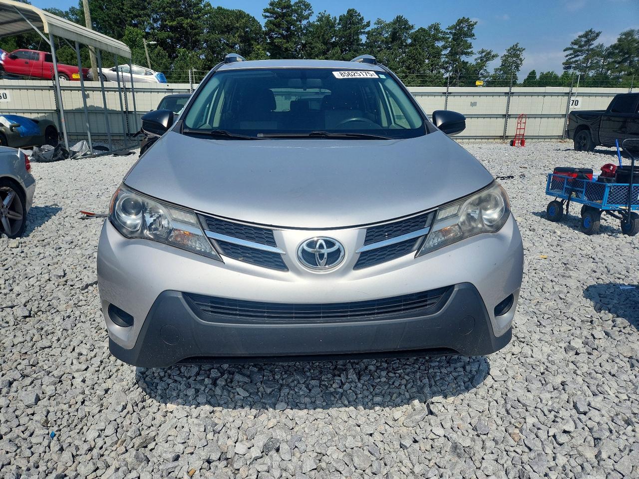 2013 Toyota Rav4 Le Silver vin: JTMZFREVXDD019684