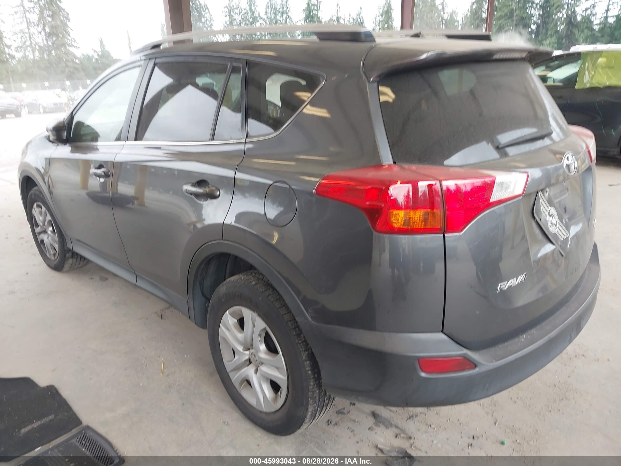 2014 Toyota Rav4 Le Gray vin: JTMZFREVXED033277