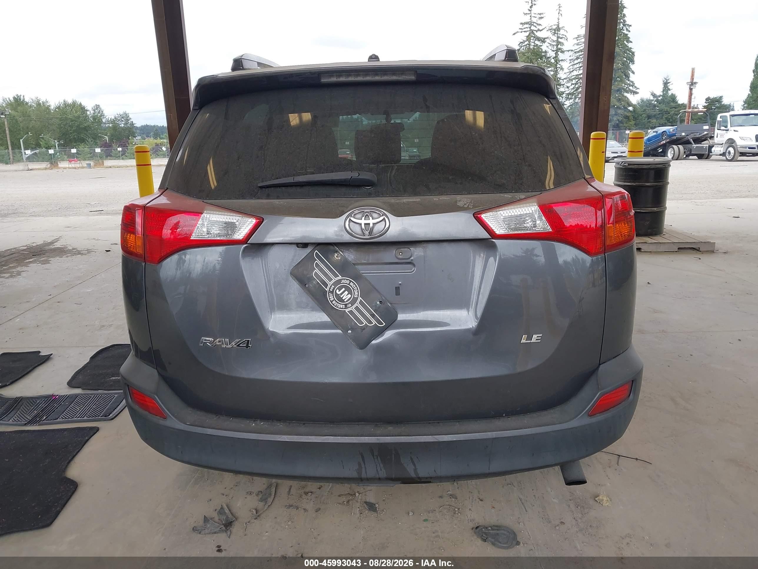 2014 Toyota Rav4 Le Gray vin: JTMZFREVXED033277
