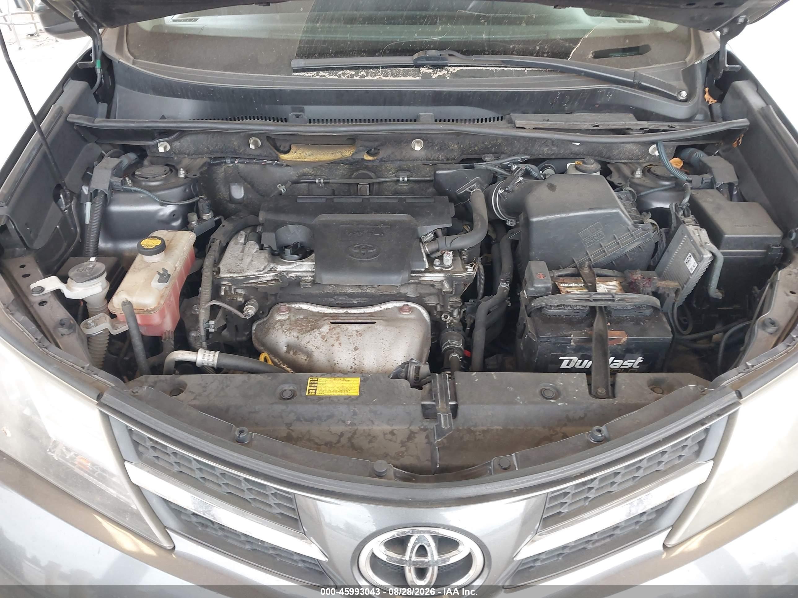 2014 Toyota Rav4 Le Gray vin: JTMZFREVXED033277