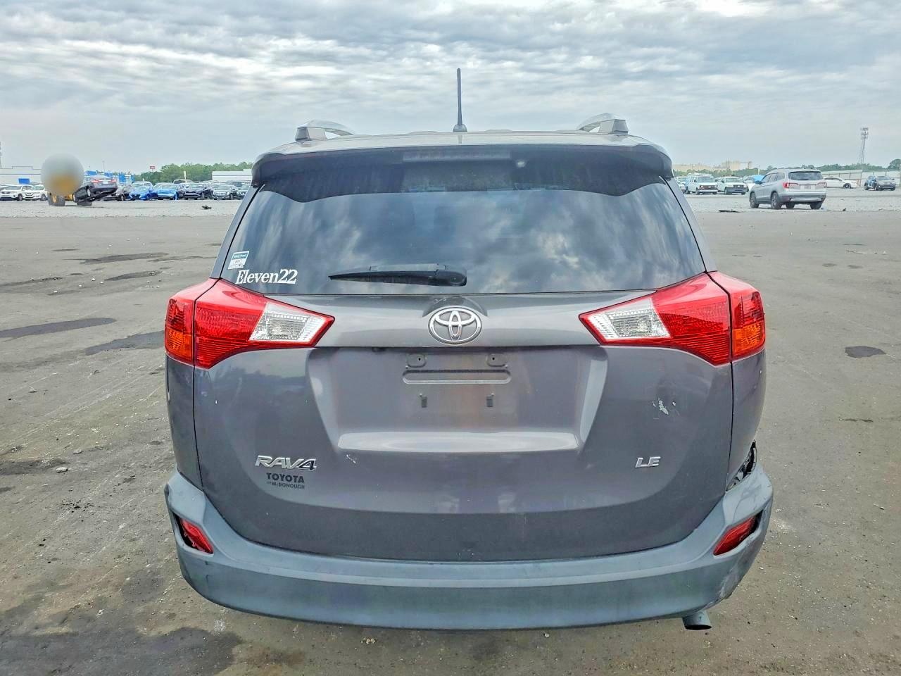 2014 Toyota Rav4 Le Gray vin: JTMZFREVXEJ012284