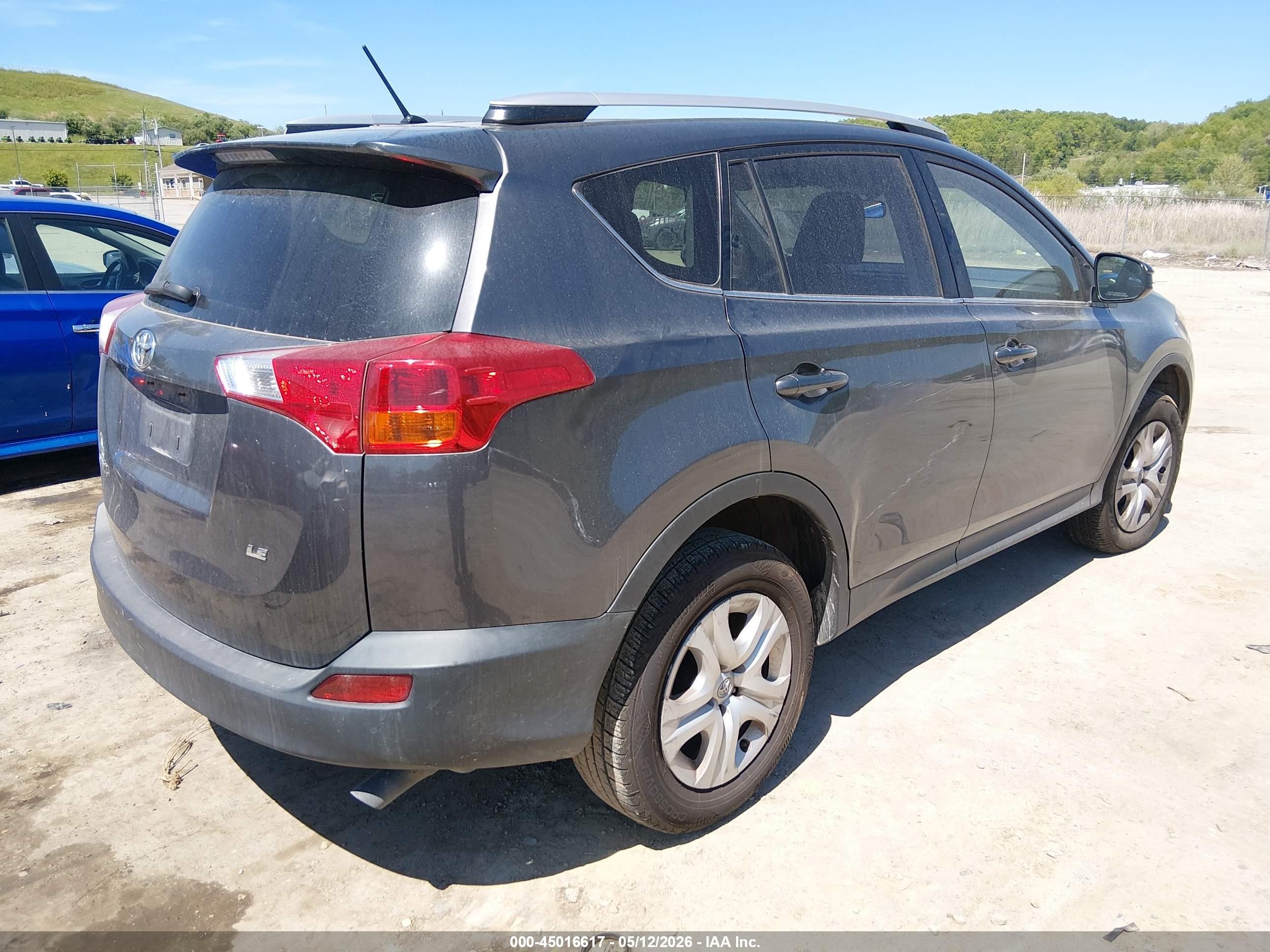 2014 Toyota Rav4 Le Gray vin: JTMZFREVXEJ024189