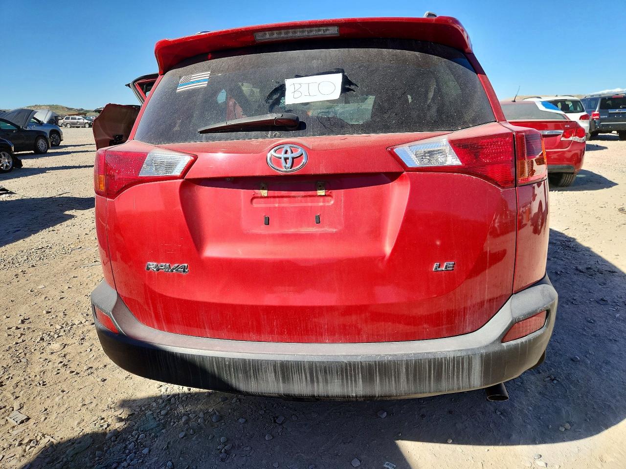2015 Toyota Rav4 Le Red vin: JTMZFREVXFJ039888