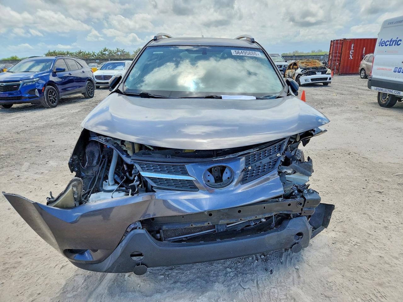 2015 Toyota Rav4 Le Серый vin: JTMZFREVXFJ042421
