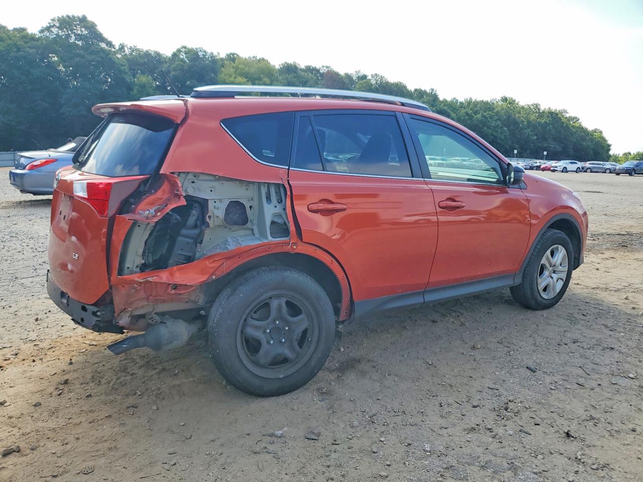 2015 Toyota Rav4 Le Orange vin: JTMZFREVXFJ054794