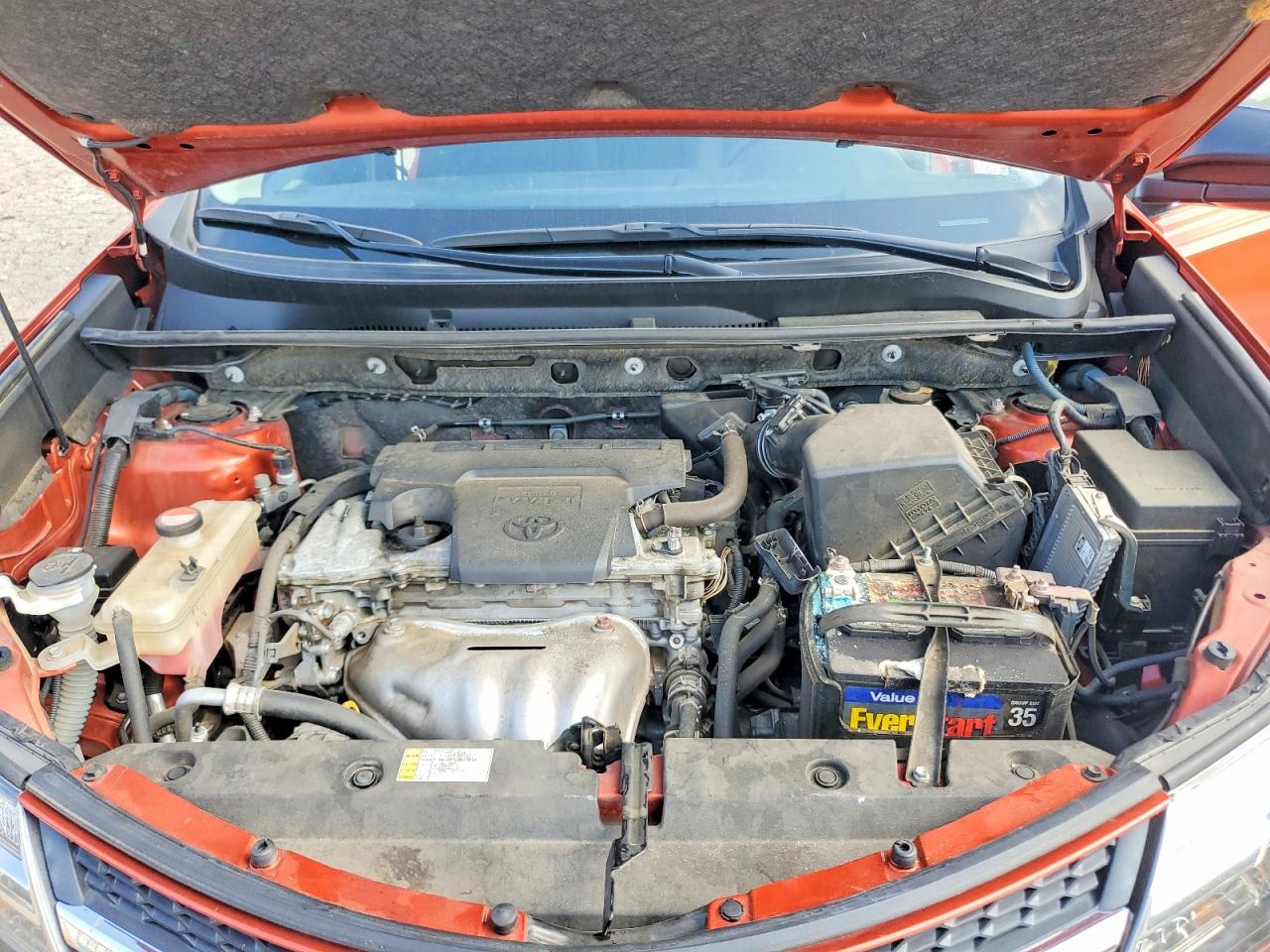 2015 Toyota Rav4 Le Orange vin: JTMZFREVXFJ054794