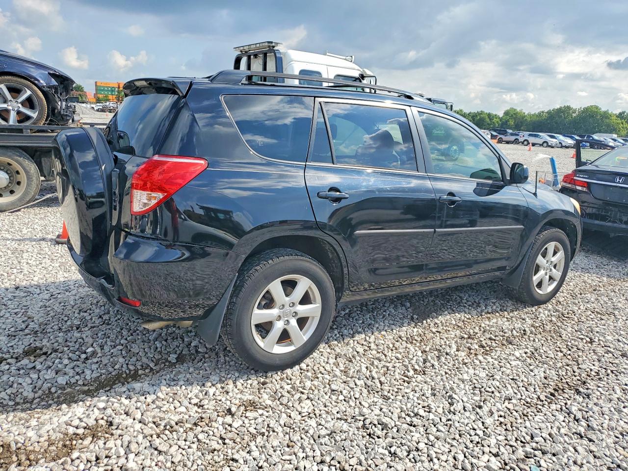 2008 Toyota Rav4 Limited Black vin: JTMZK31V085020499