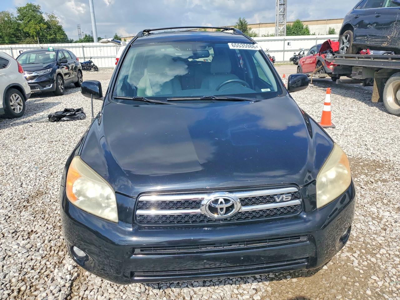2008 Toyota Rav4 Limited Black vin: JTMZK31V085020499