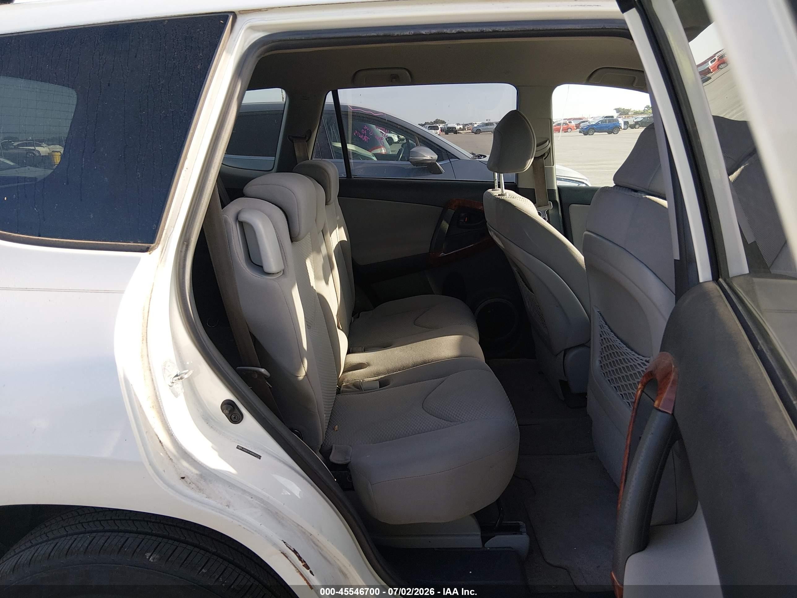 2008 Toyota Rav4 Limited V6 White vin: JTMZK31V085021913