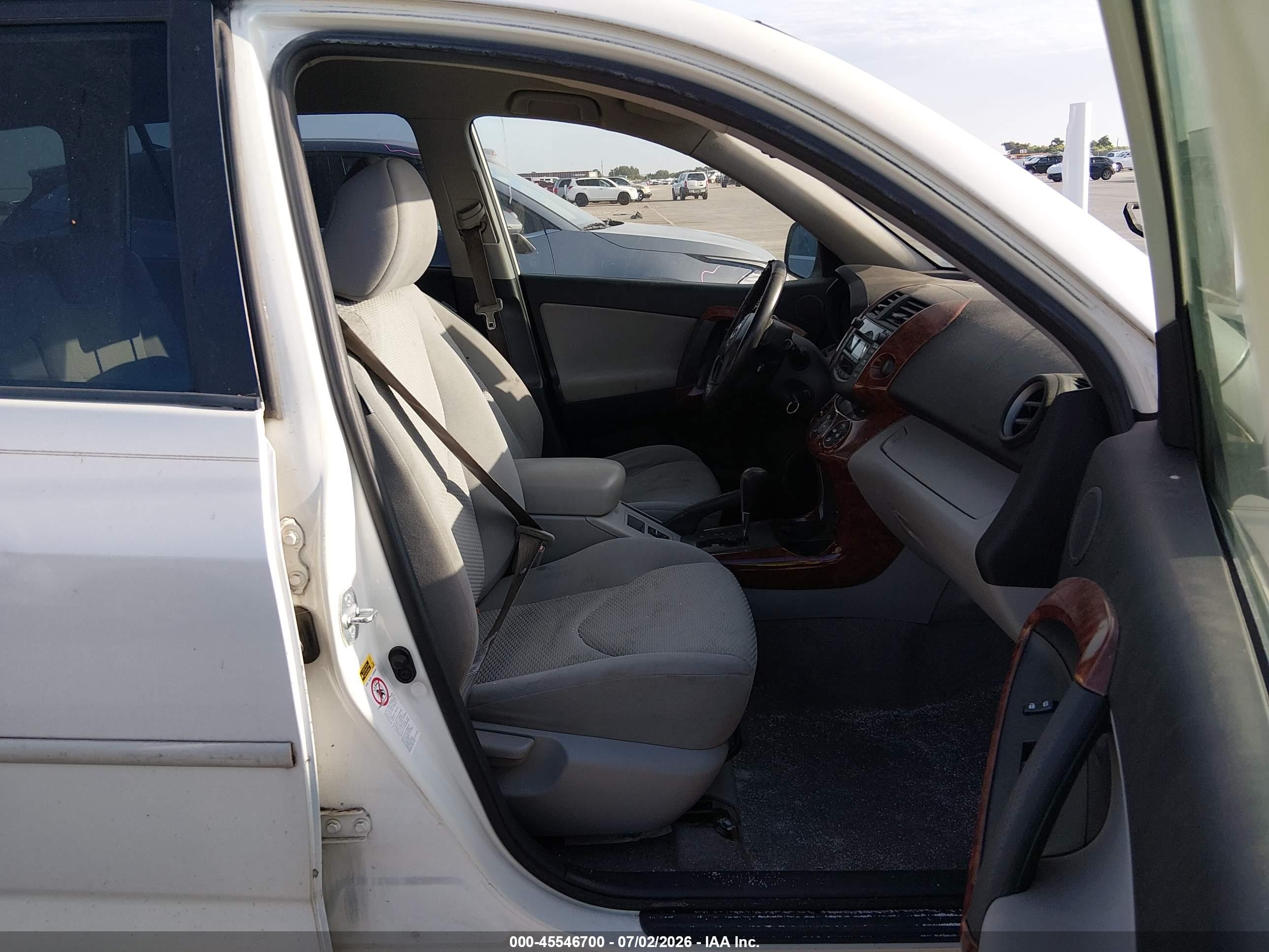 2008 Toyota Rav4 Limited V6 White vin: JTMZK31V085021913