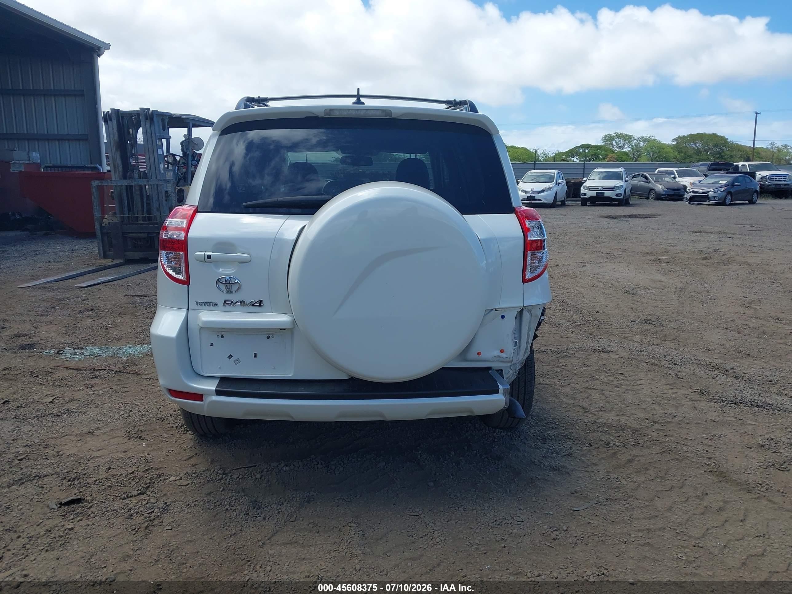 2009 Toyota Rav4 Limited V6 White vin: JTMZK31V095025820