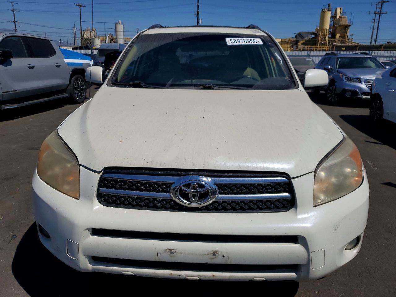 2007 Toyota Rav4 Limited White vin: JTMZK31V175006366