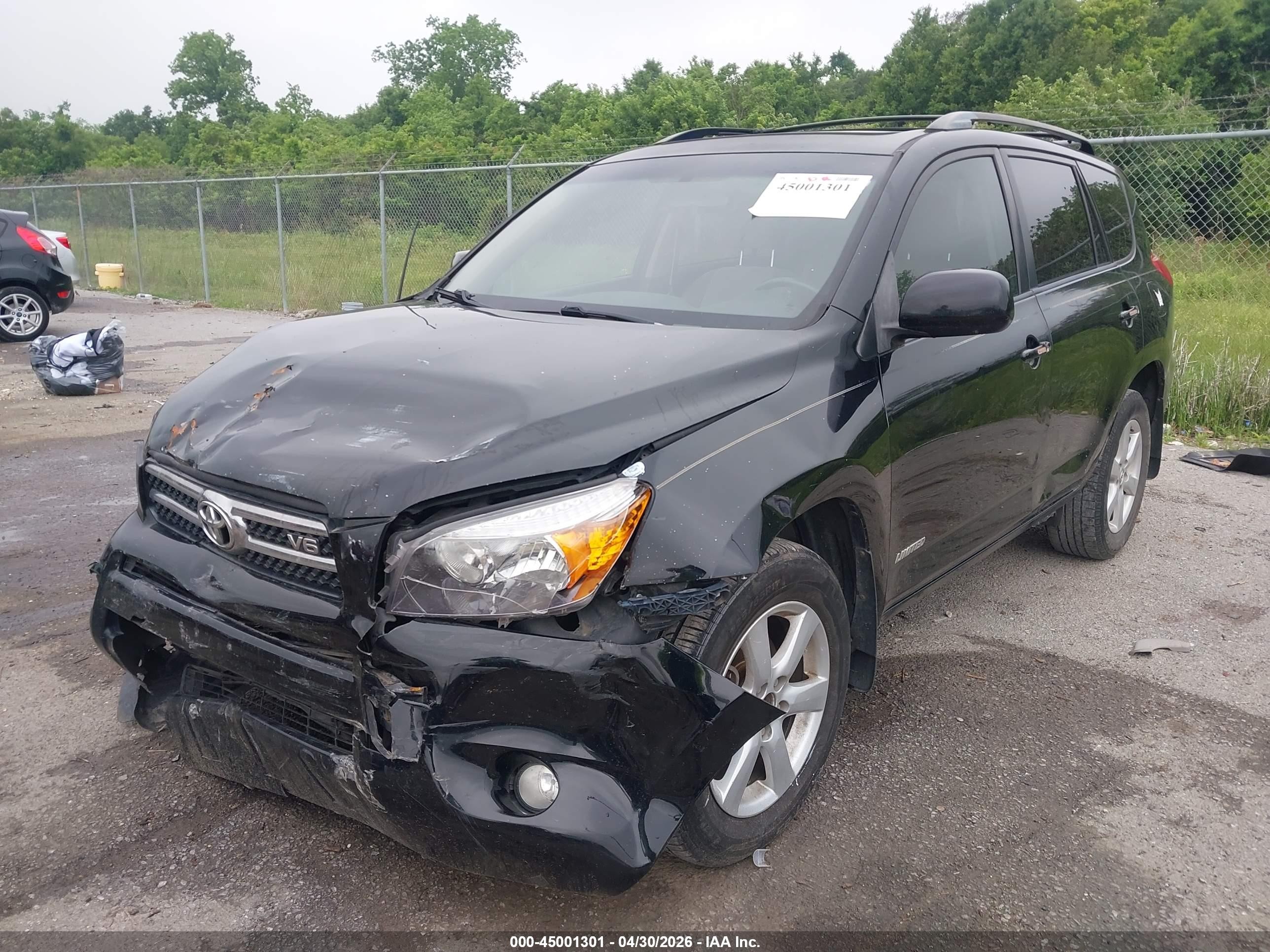 2007 Toyota Rav4 Limited V6 Black vin: JTMZK31V176009519