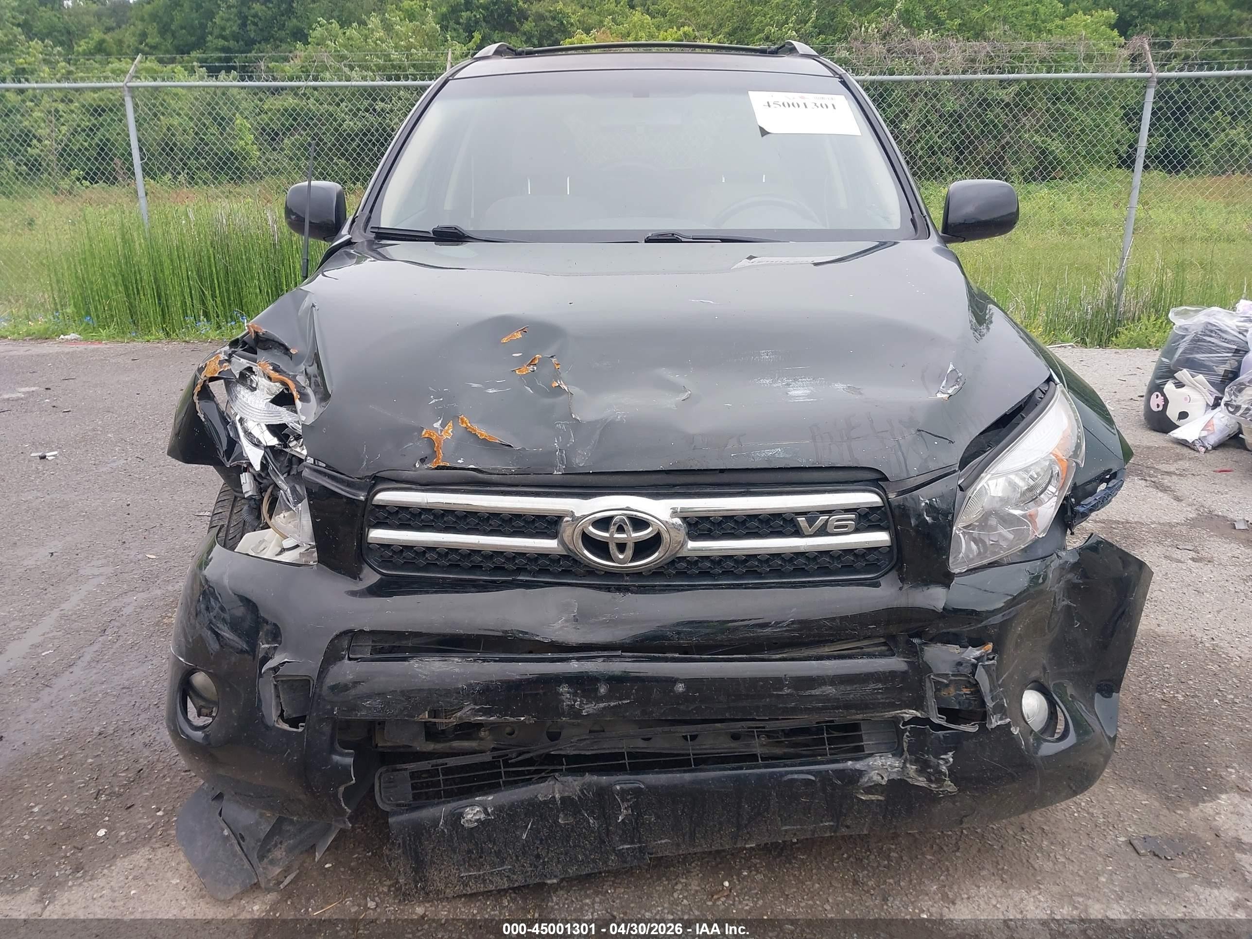 2007 Toyota Rav4 Limited V6 Black vin: JTMZK31V176009519