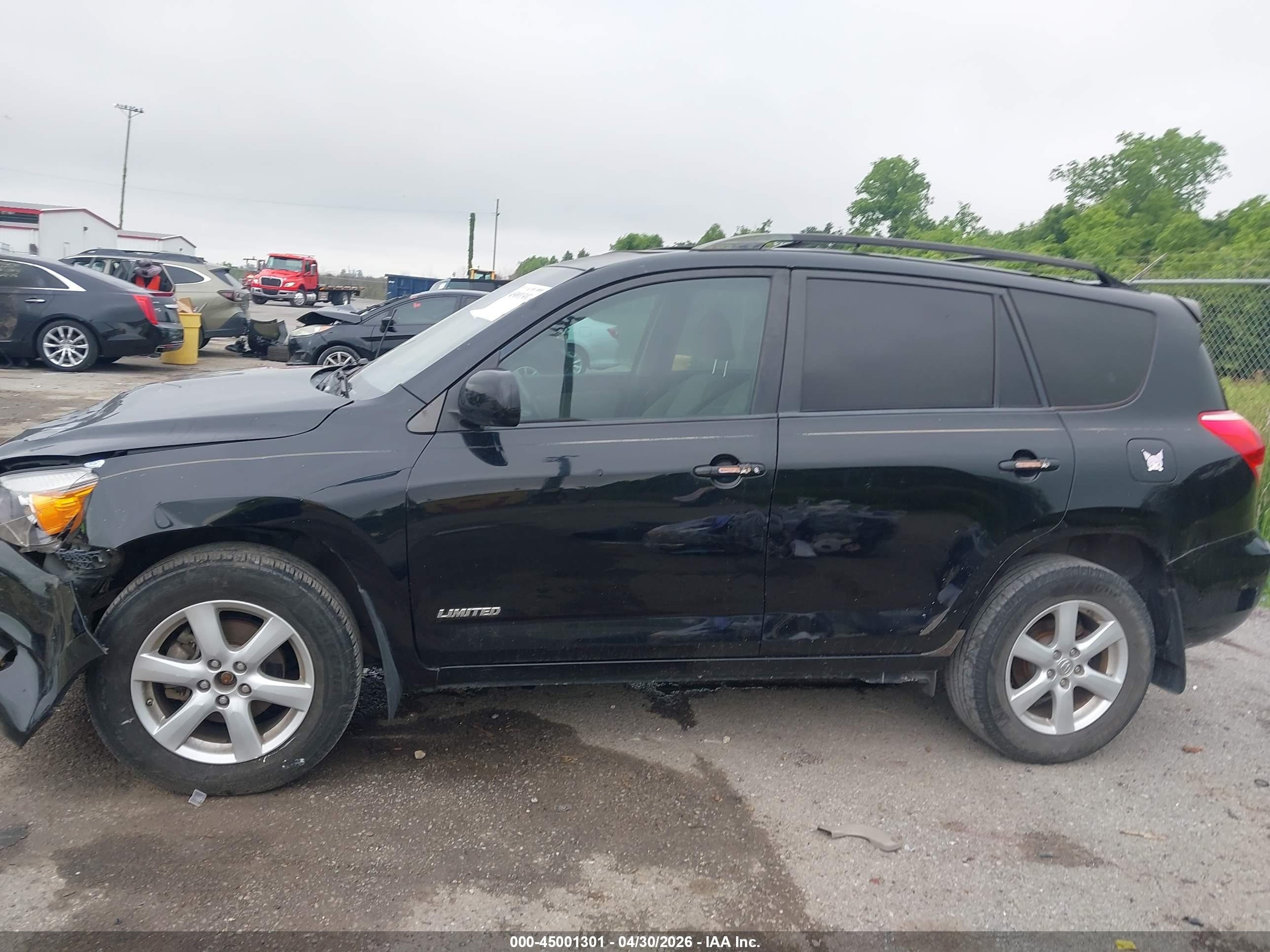 2007 Toyota Rav4 Limited V6 Black vin: JTMZK31V176009519