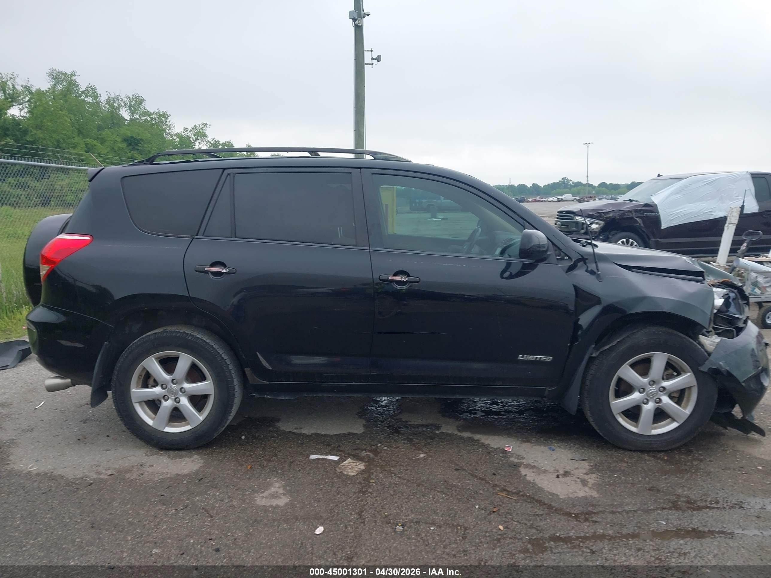 2007 Toyota Rav4 Limited V6 Black vin: JTMZK31V176009519