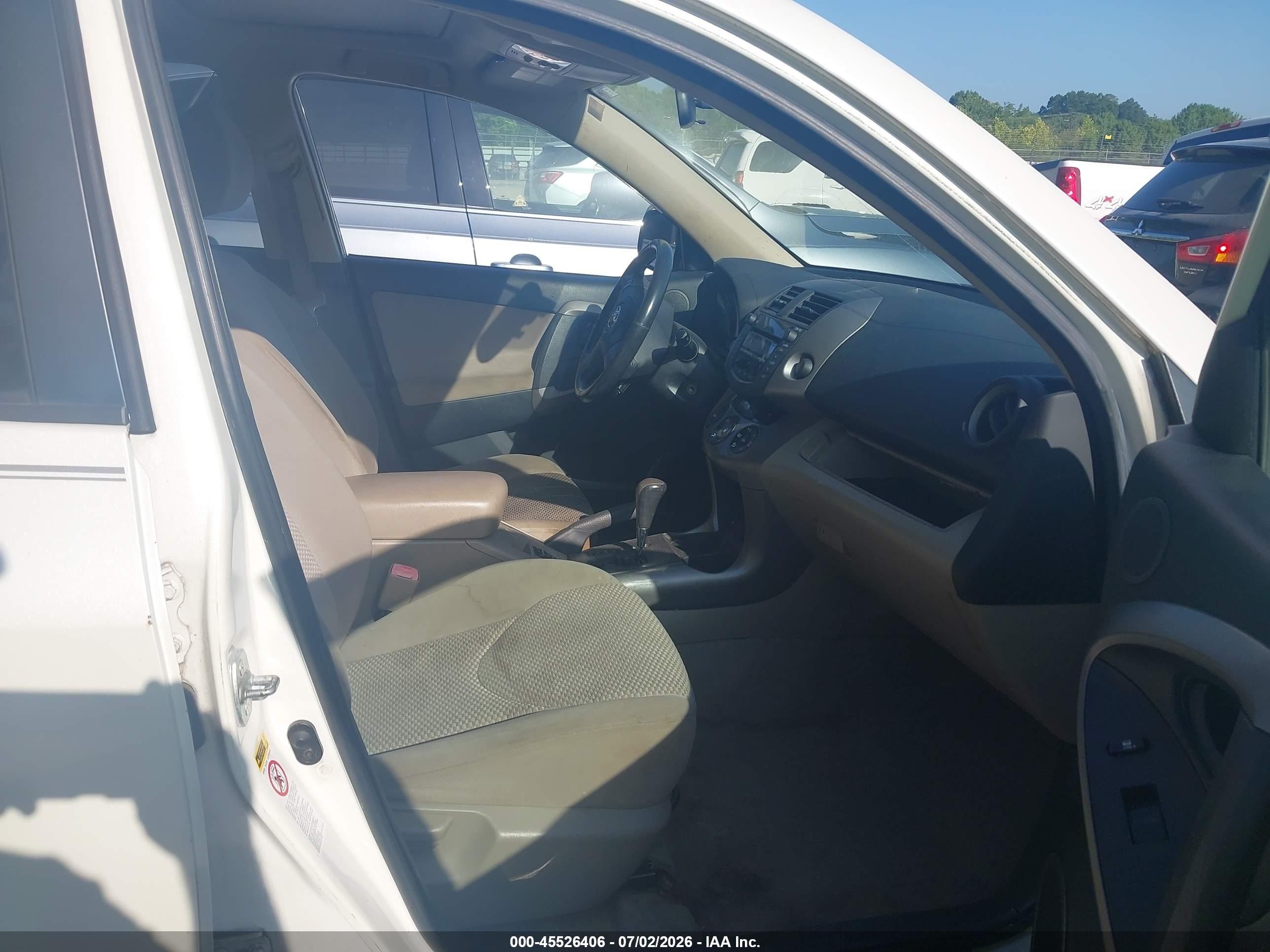 2006 Toyota Rav4 Limited V6 White vin: JTMZK31V265002244