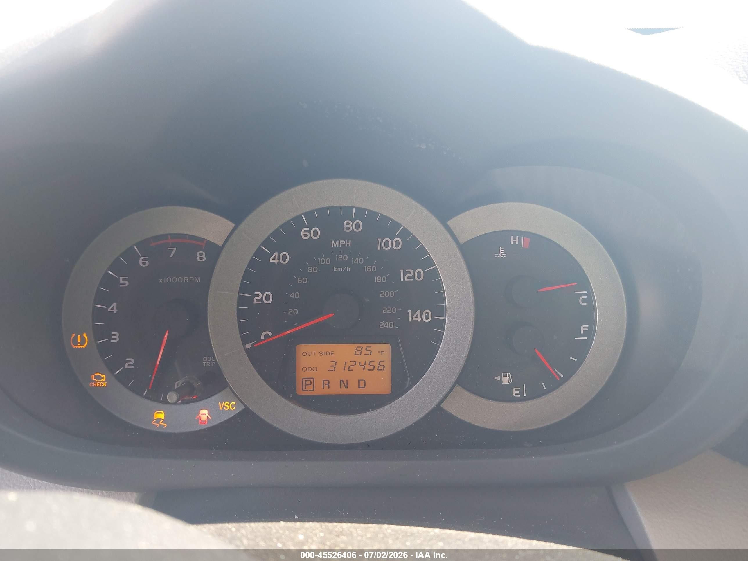 2006 Toyota Rav4 Limited V6 White vin: JTMZK31V265002244