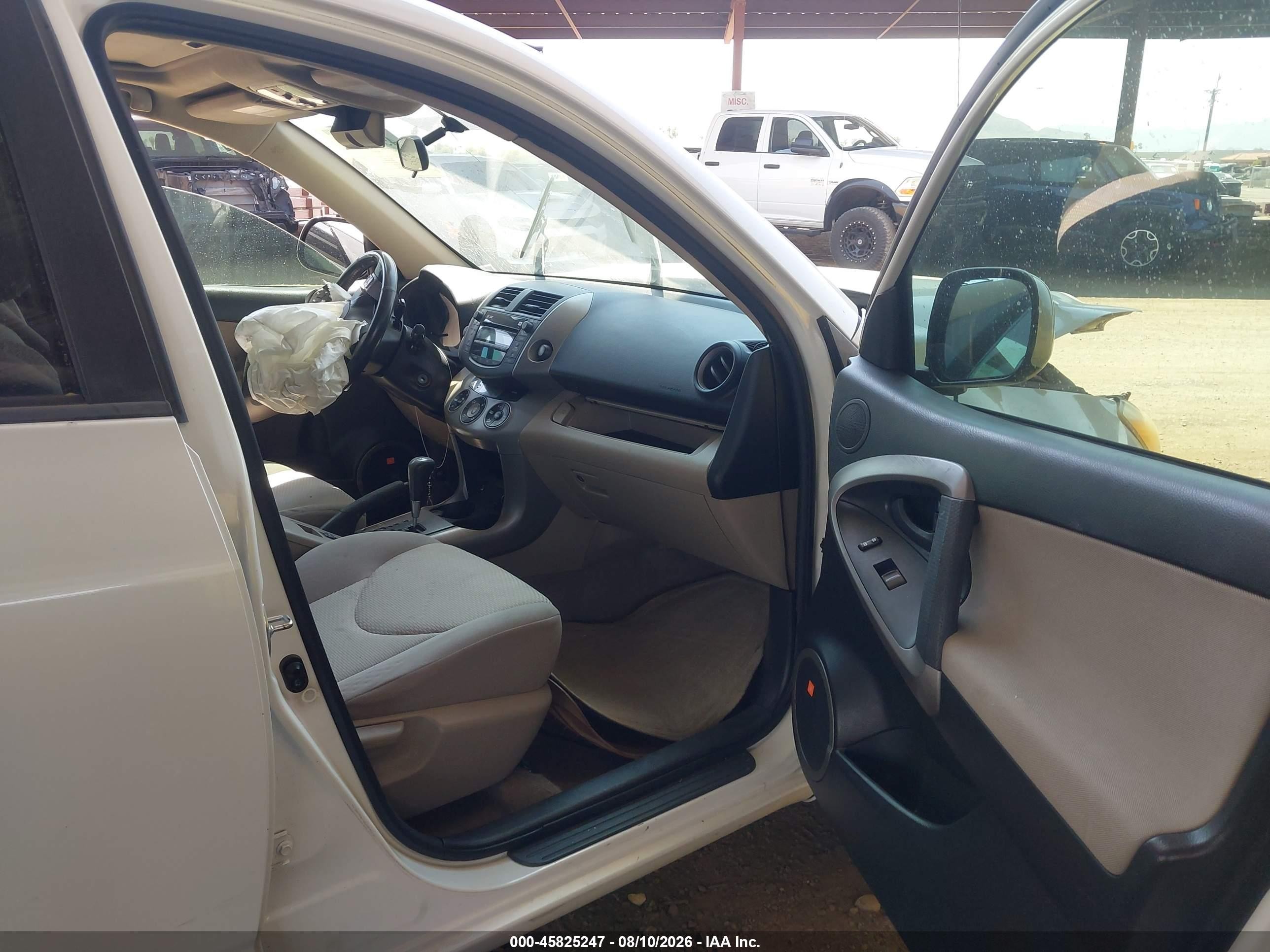 2008 Toyota Rav4 Limited V6 White vin: JTMZK31V285020150