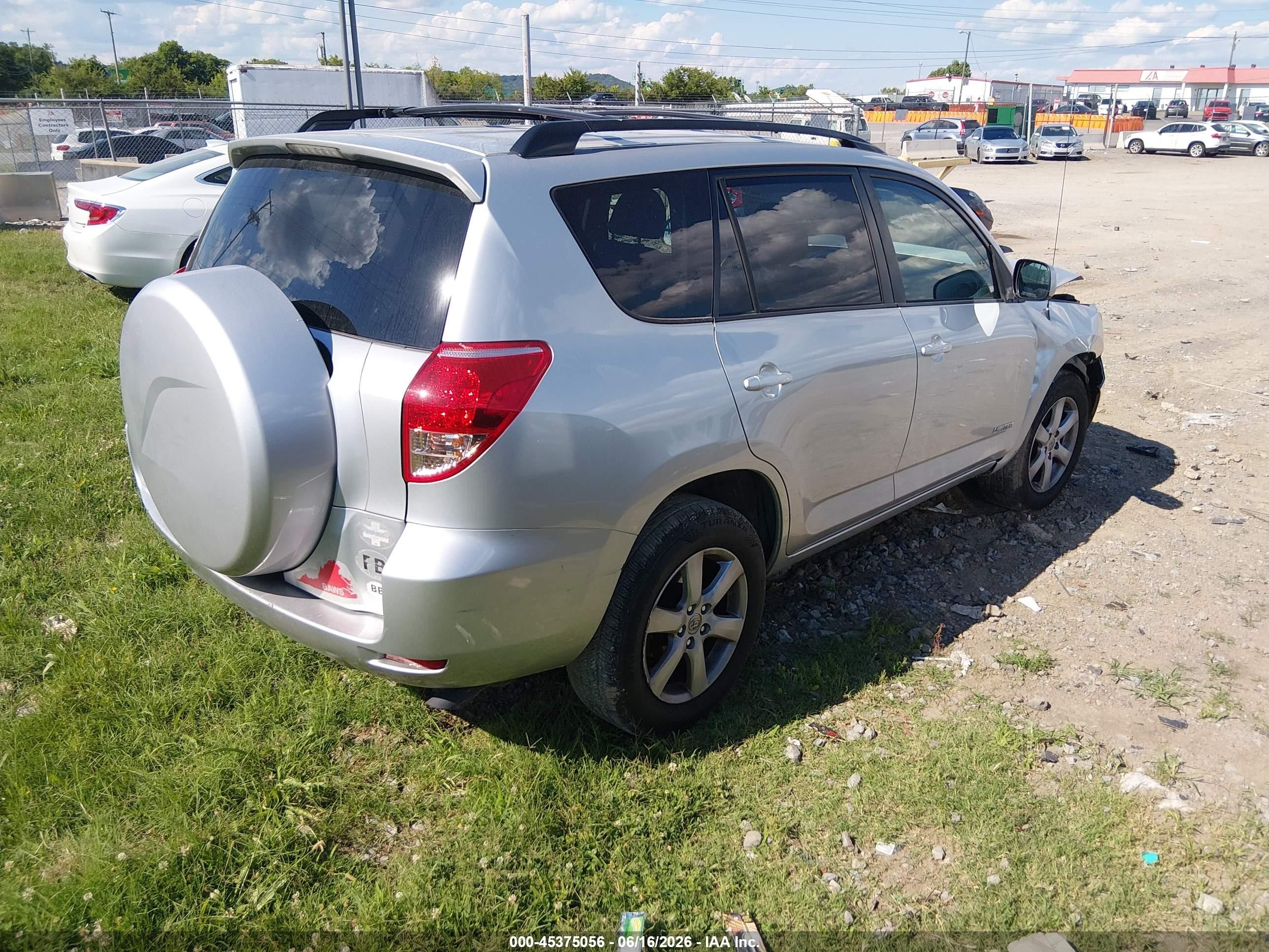 2008 Toyota Rav4 Limited V6 Серебряный vin: JTMZK31V286011152