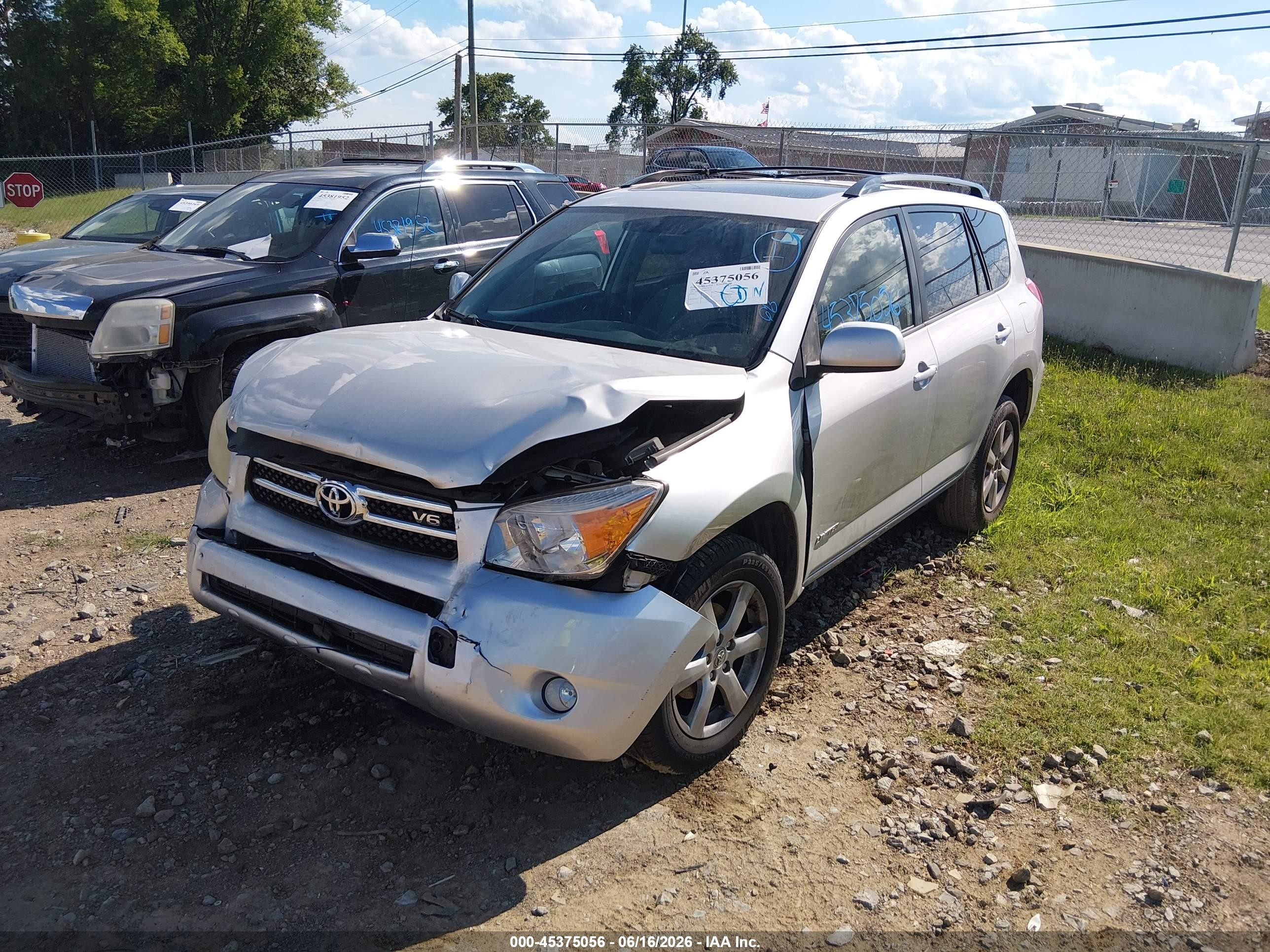 2008 Toyota Rav4 Limited V6 Серебряный vin: JTMZK31V286011152