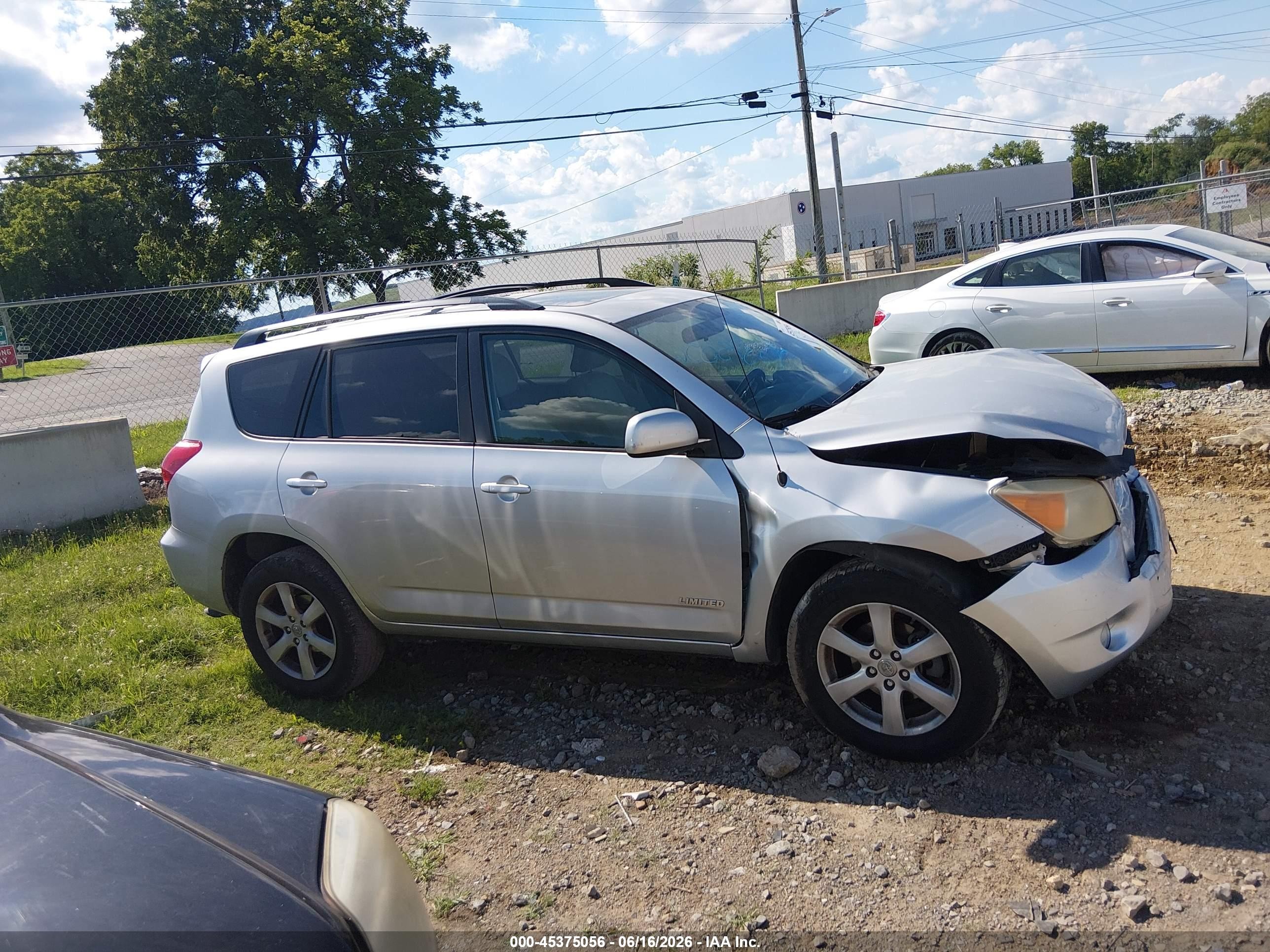 2008 Toyota Rav4 Limited V6 Серебряный vin: JTMZK31V286011152