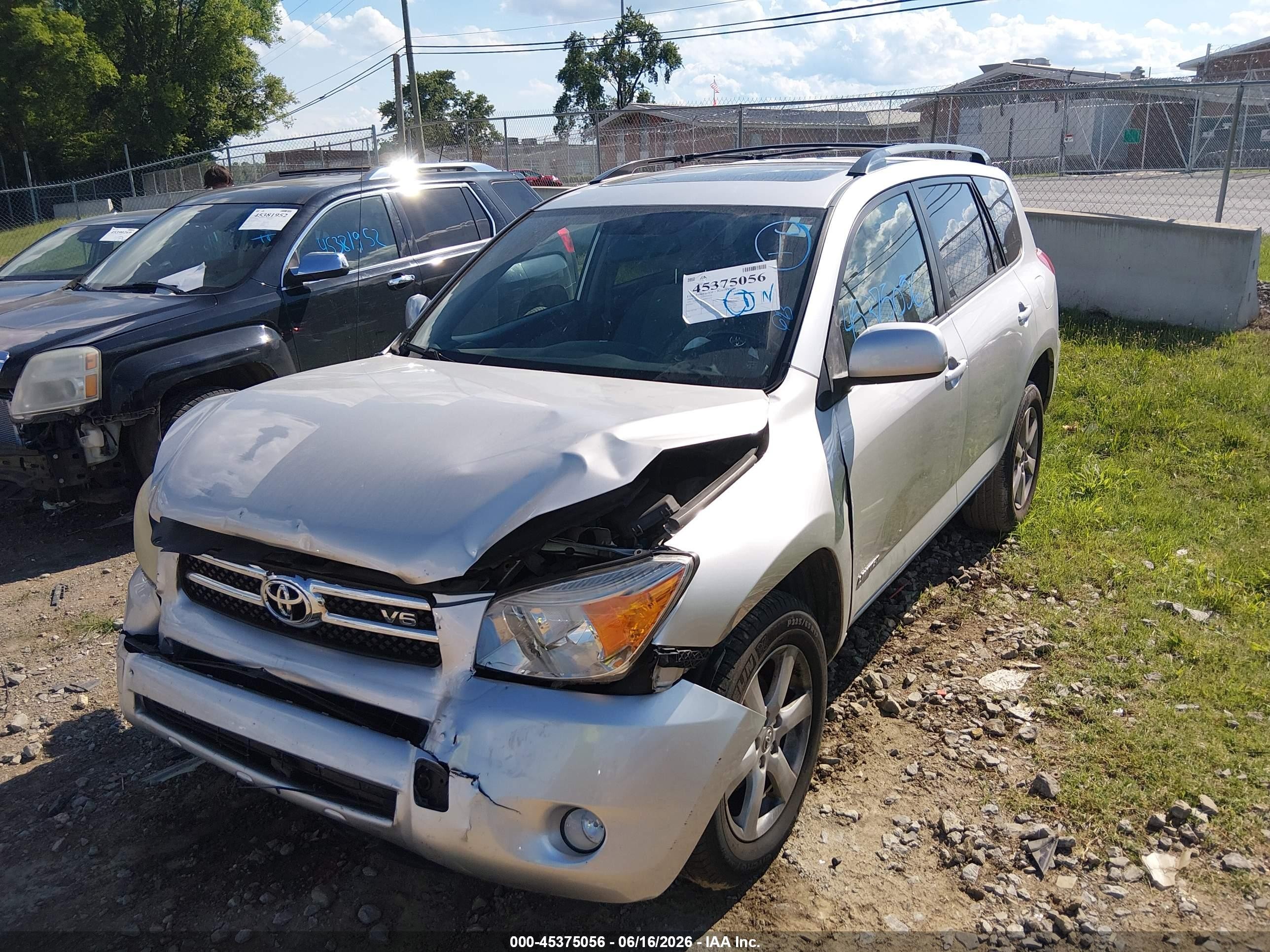2008 Toyota Rav4 Limited V6 Серебряный vin: JTMZK31V286011152