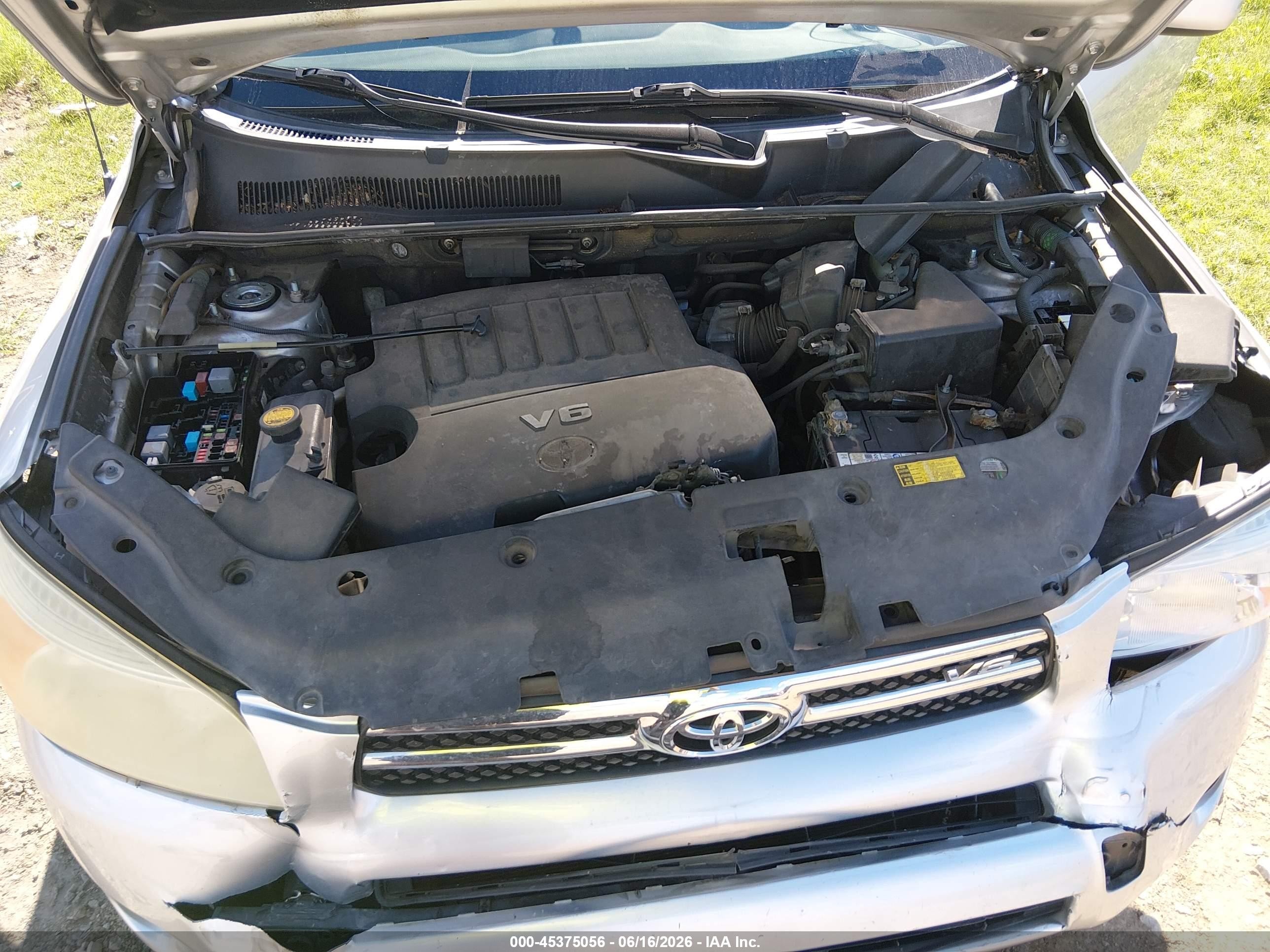2008 Toyota Rav4 Limited V6 Серебряный vin: JTMZK31V286011152