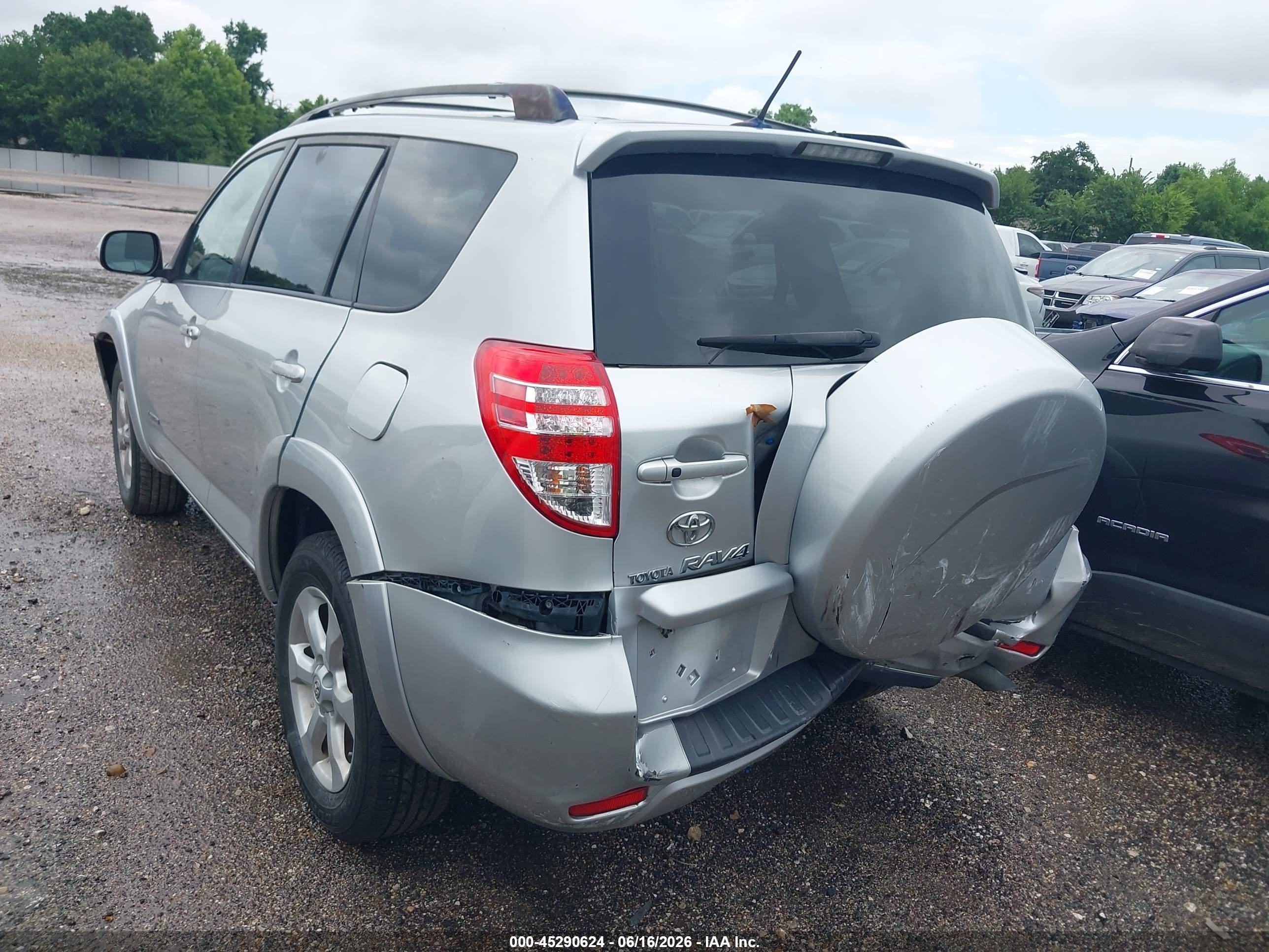 2009 Toyota Rav4 Limited V6 Silver vin: JTMZK31V295025589
