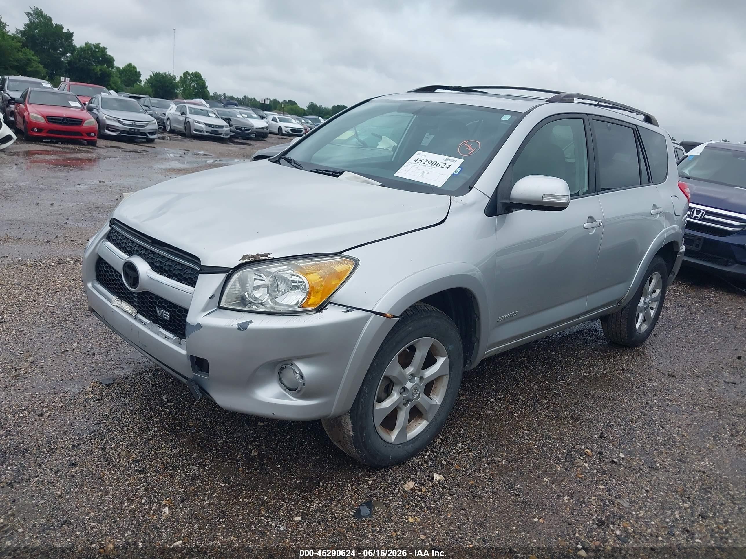 2009 Toyota Rav4 Limited V6 Silver vin: JTMZK31V295025589
