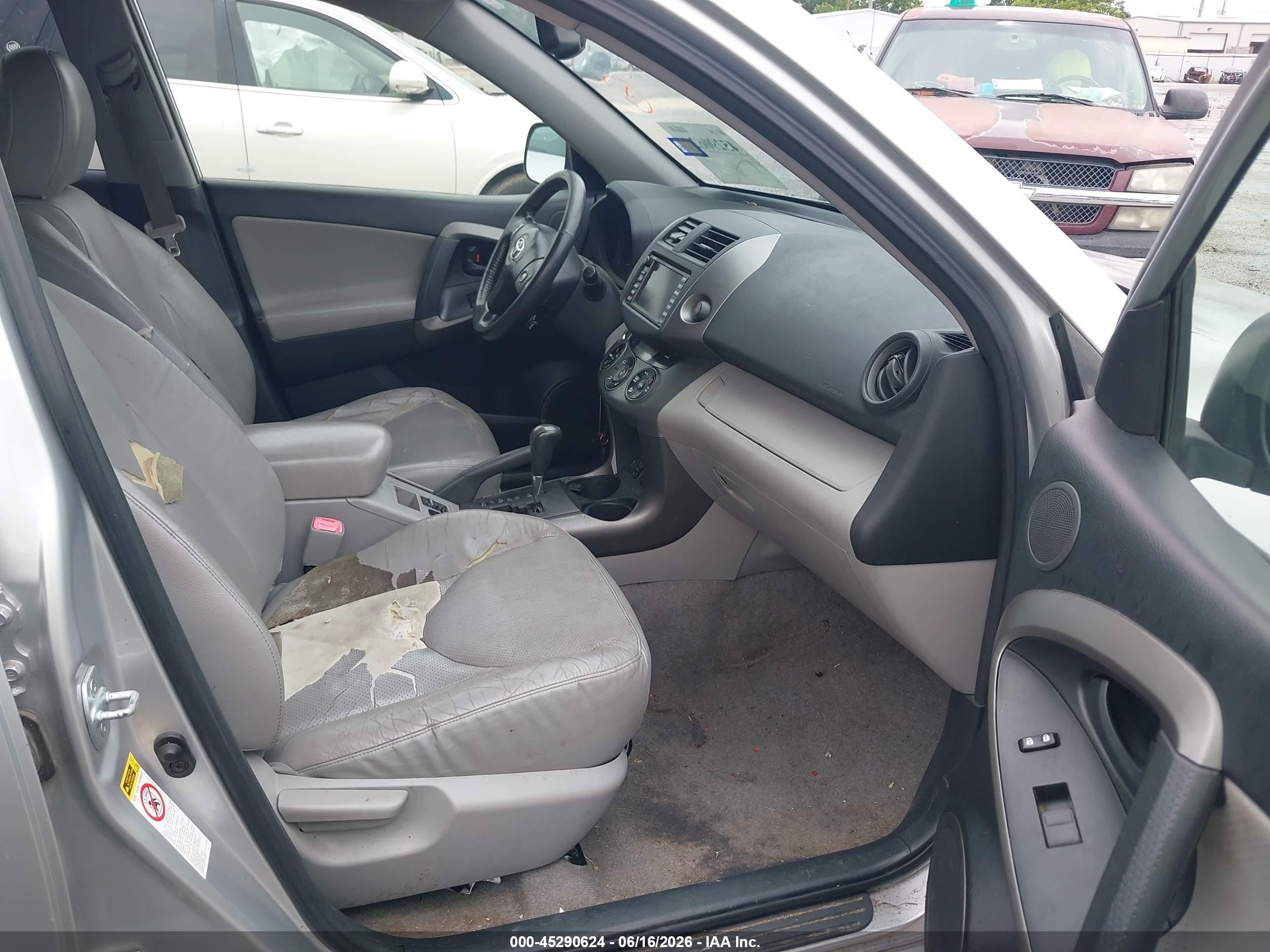2009 Toyota Rav4 Limited V6 Silver vin: JTMZK31V295025589