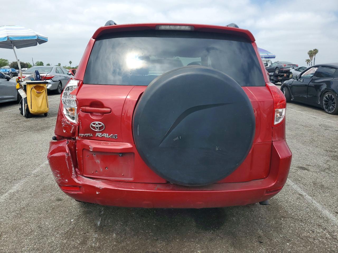 2006 Toyota Rav4 Limited Red vin: JTMZK31V365002799