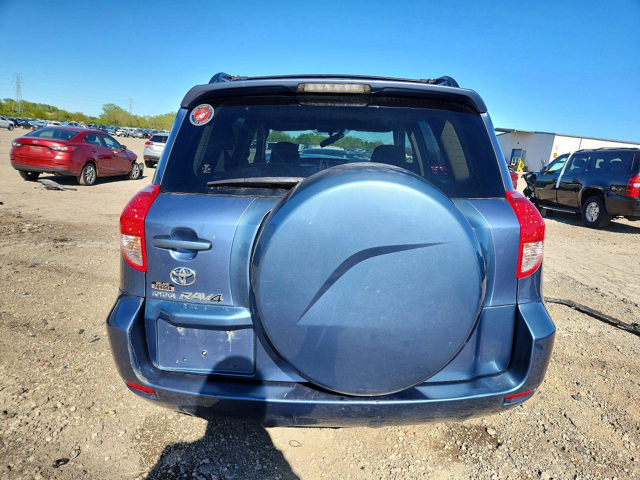 2007 Toyota Rav4 Limited Blue vin: JTMZK31V375006451