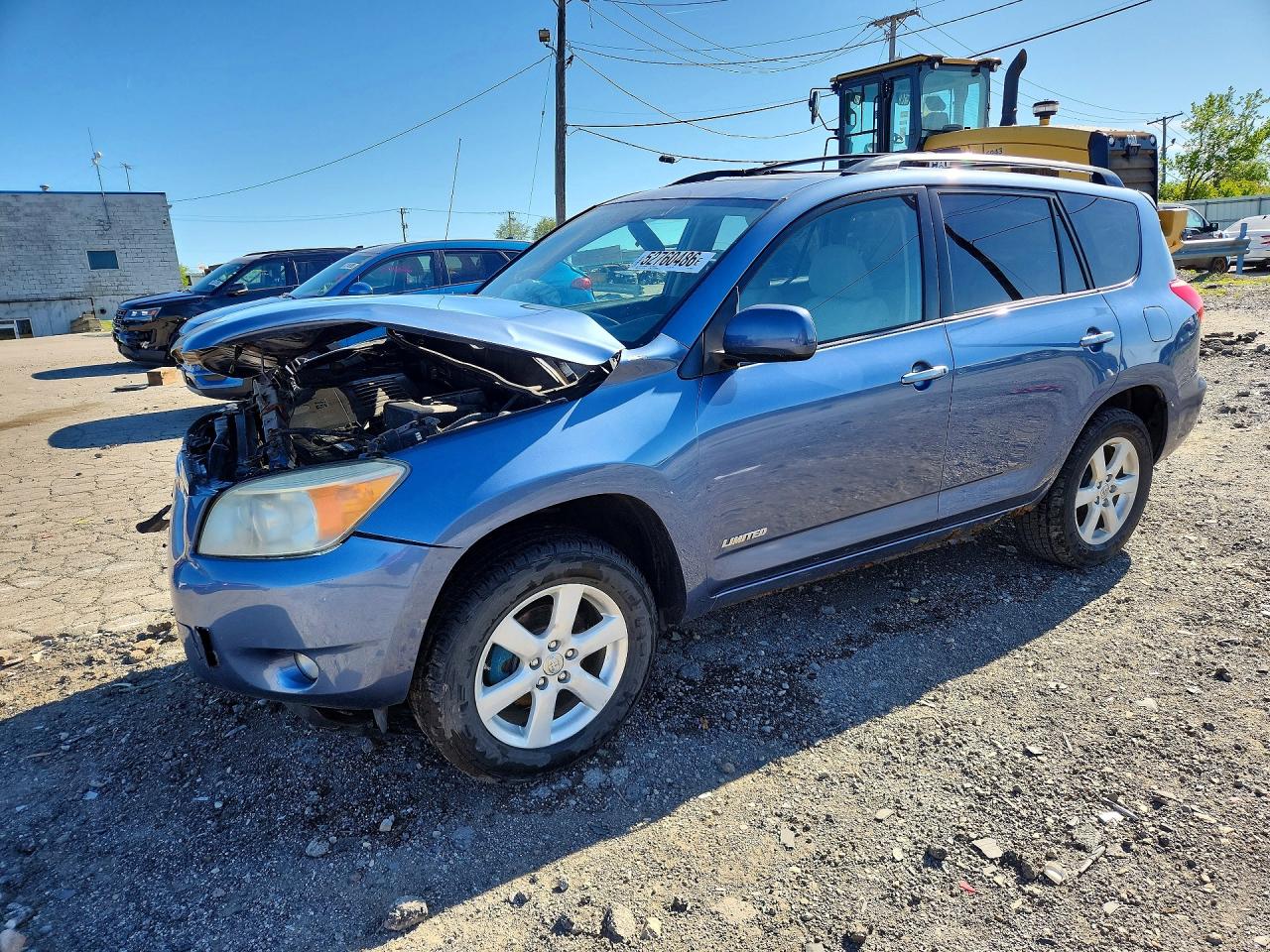 2007 Toyota Rav4 Limited Blue vin: JTMZK31V375006451