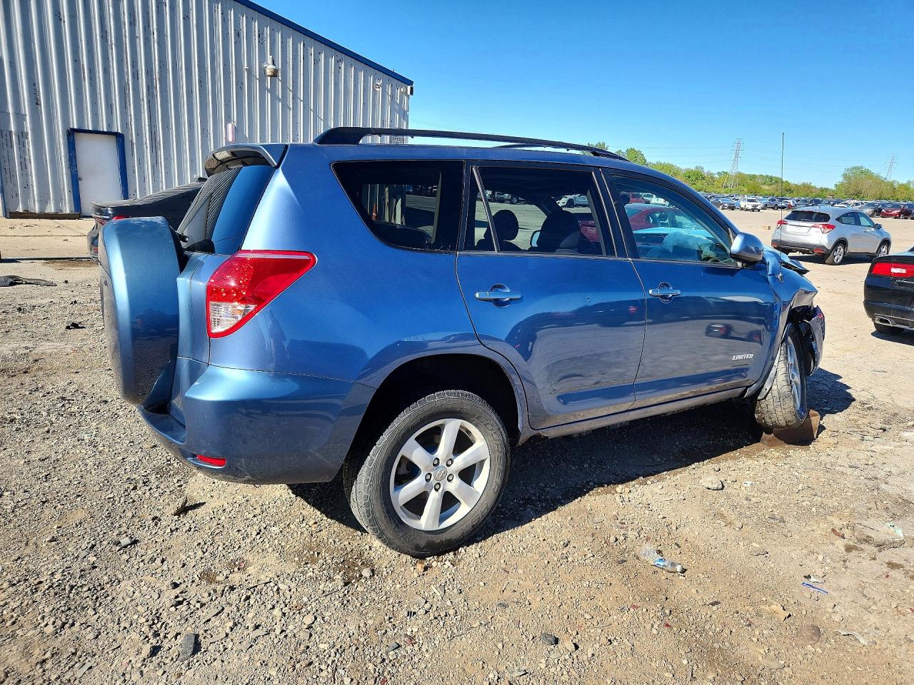 2007 Toyota Rav4 Limited Blue vin: JTMZK31V375006451