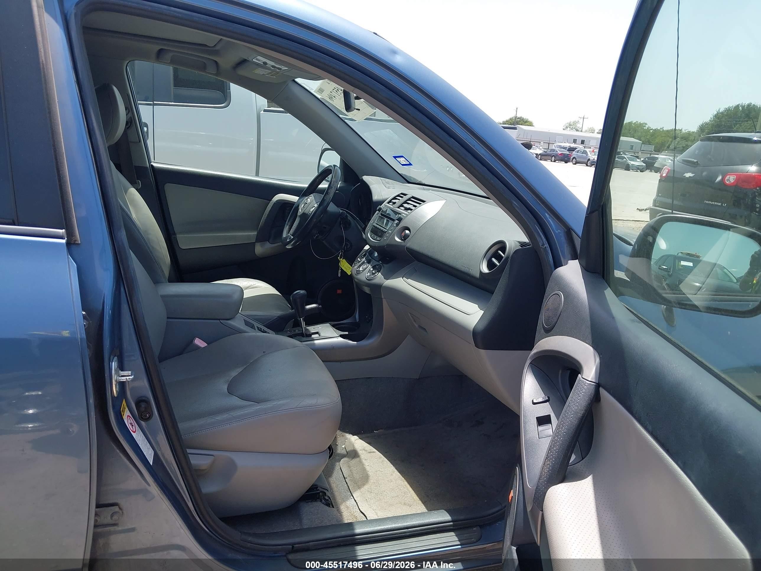 2007 Toyota Rav4 Limited Blue vin: JTMZK31V375013898