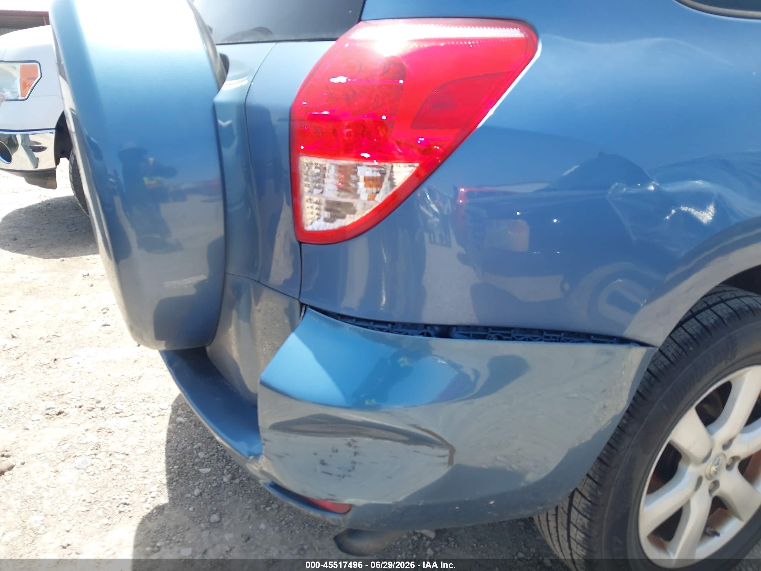 2007 Toyota Rav4 Limited Blue vin: JTMZK31V375013898