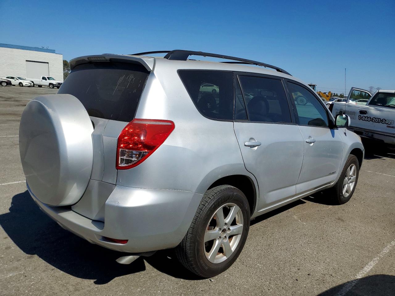 2007 Toyota Rav4 Limited Silver vin: JTMZK31V376003933