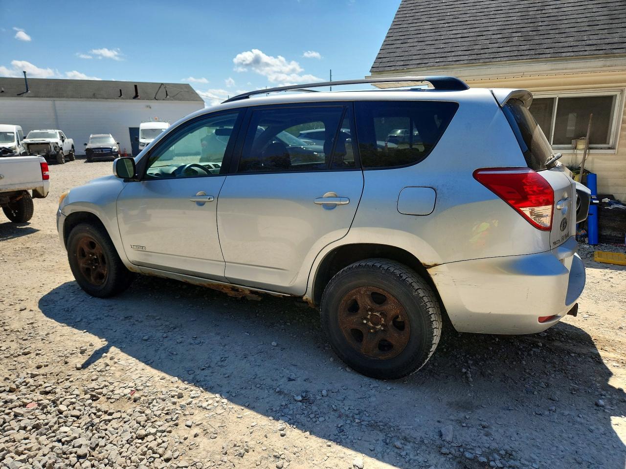 2007 Toyota Rav4 Limited Серебряный vin: JTMZK31V376005956