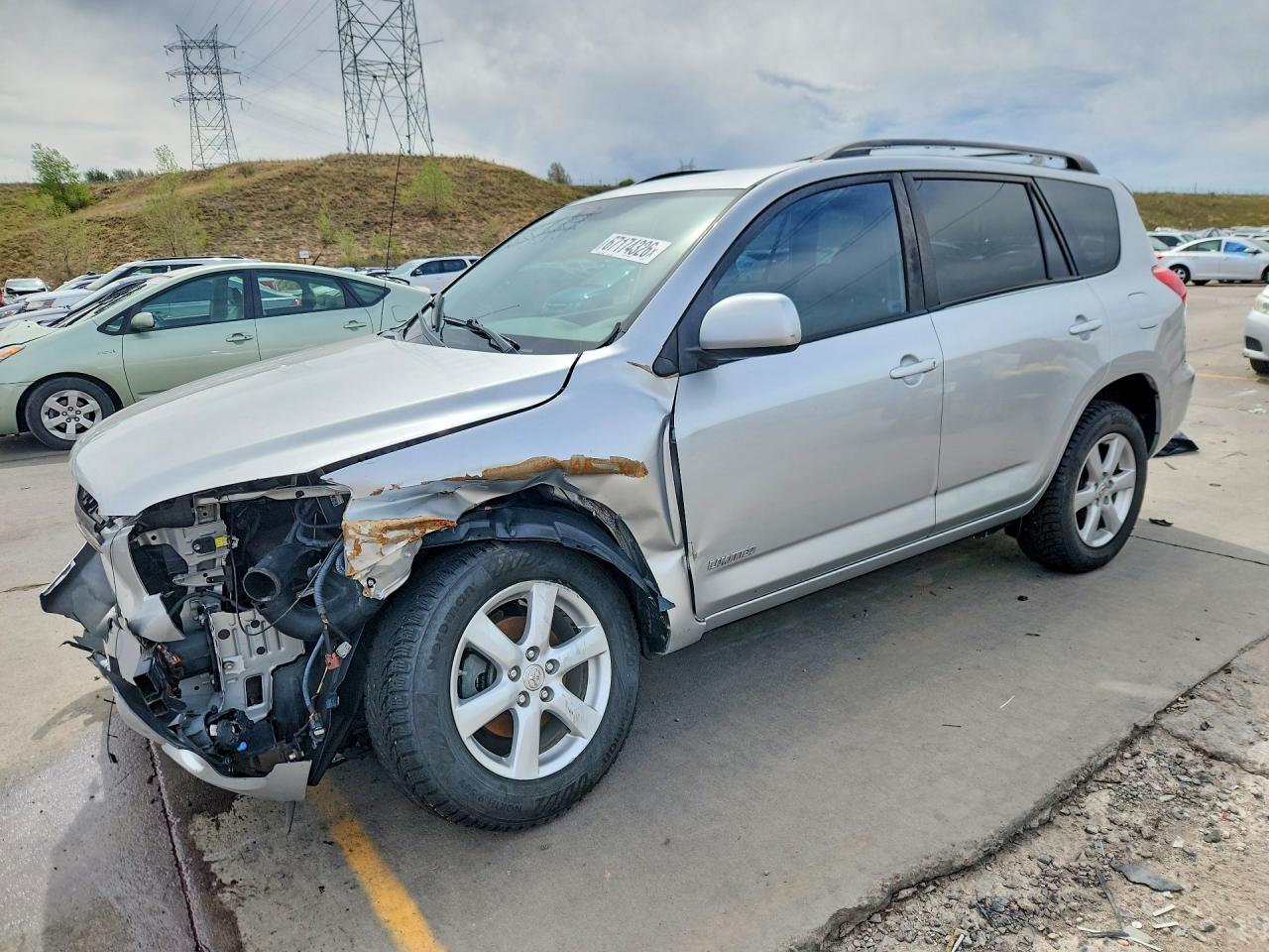 2007 Toyota Rav4 Limited Silver vin: JTMZK31V376006055