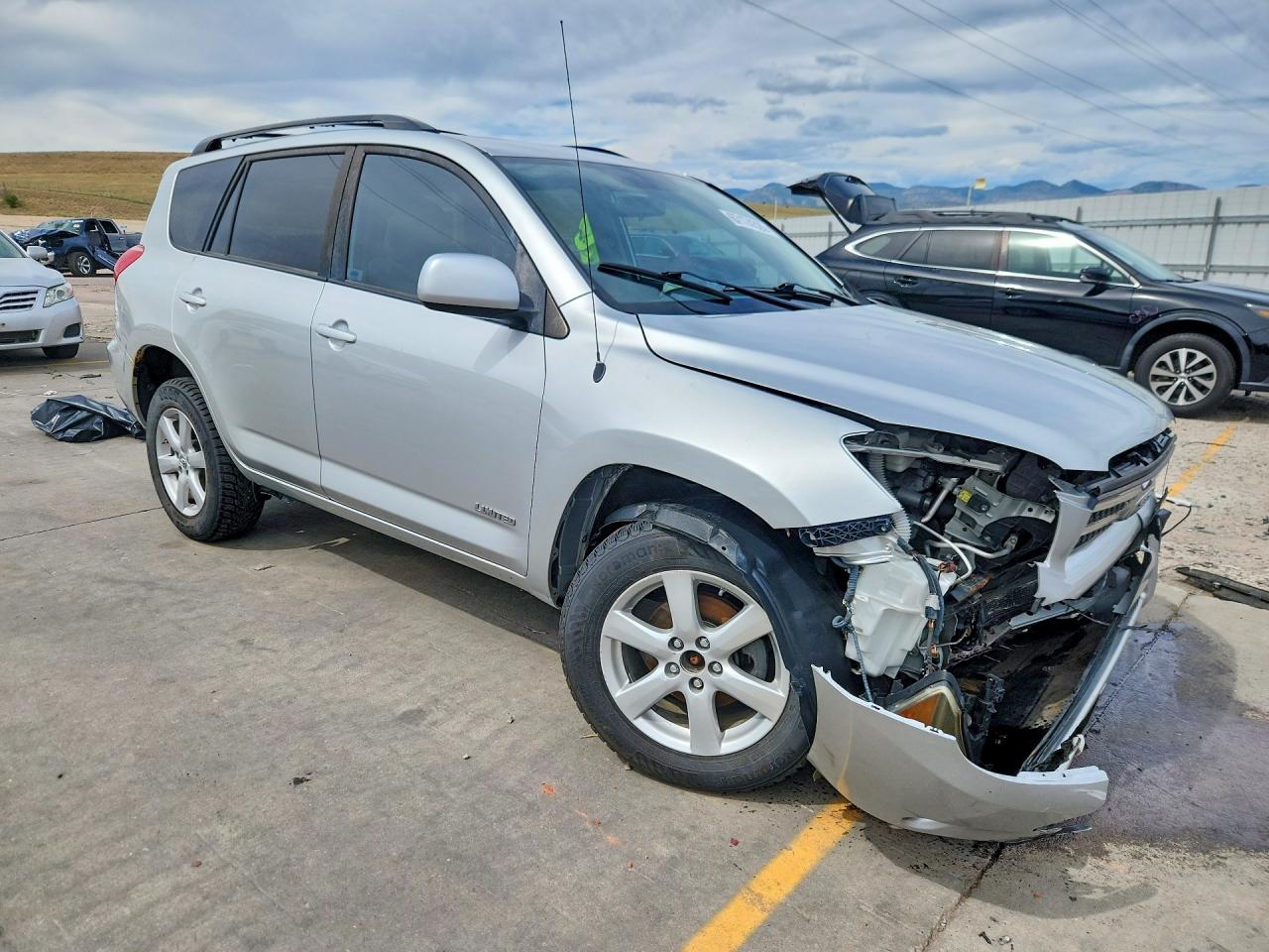 2007 Toyota Rav4 Limited Silver vin: JTMZK31V376006055