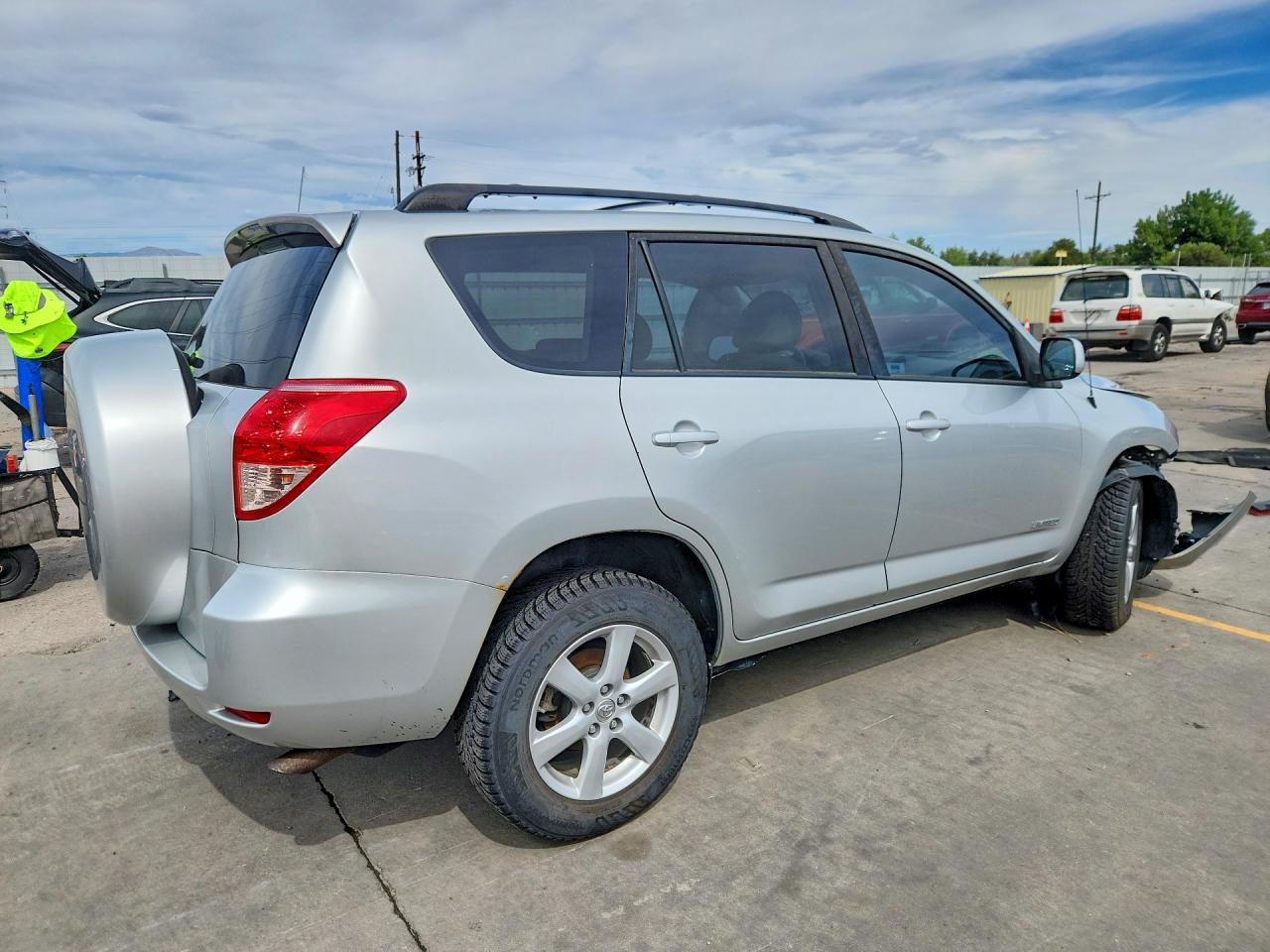 2007 Toyota Rav4 Limited Silver vin: JTMZK31V376006055