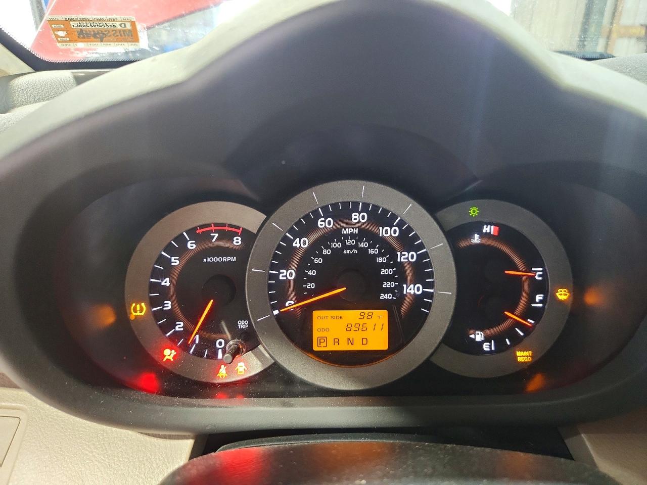 2007 Toyota Rav4 Limited Red vin: JTMZK31V376007769
