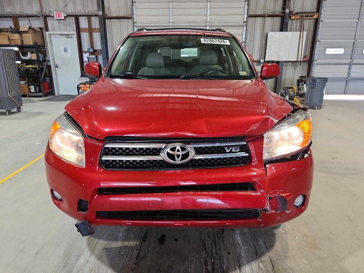2007 Toyota Rav4 Limited Red vin: JTMZK31V376007769