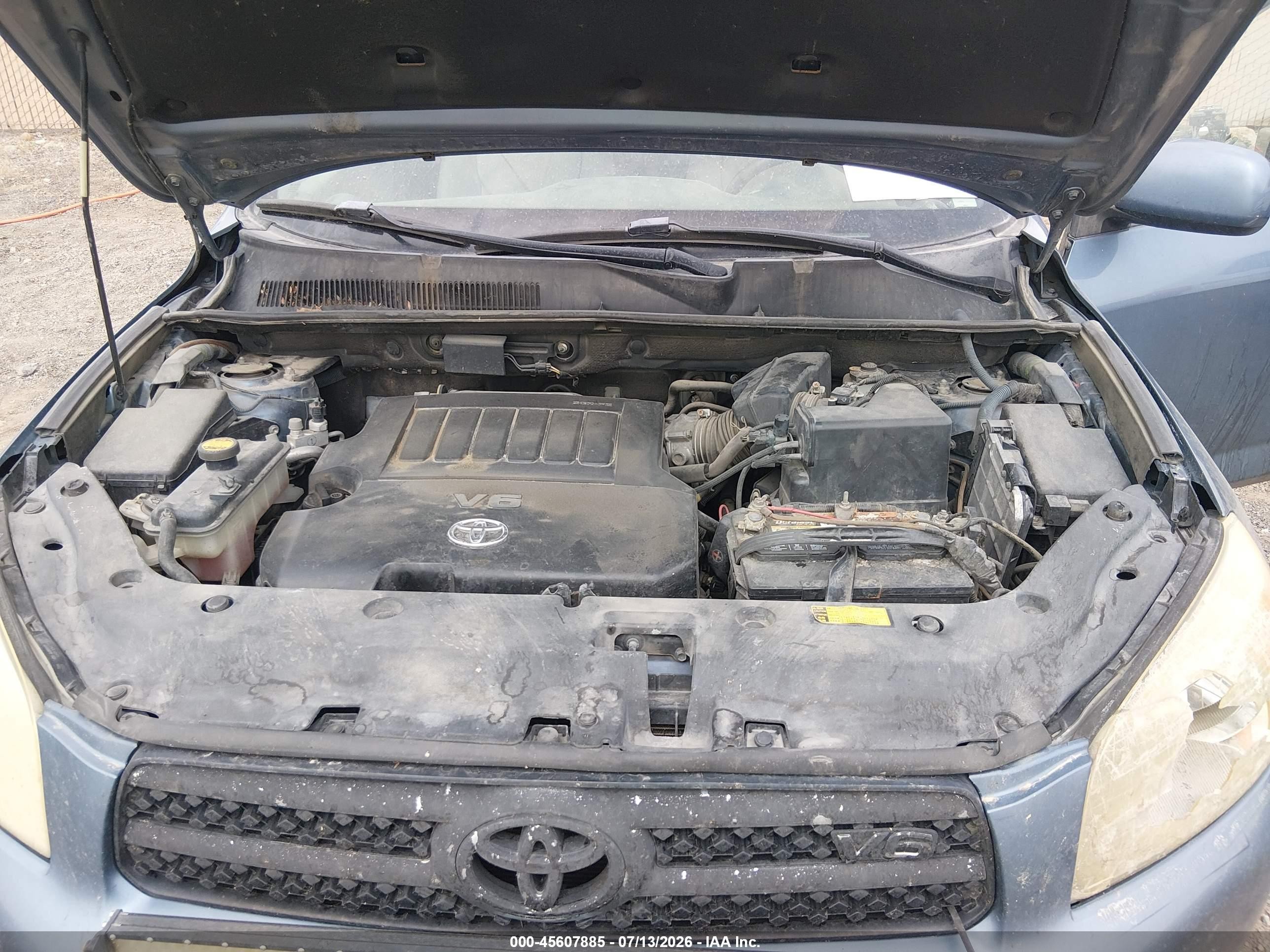 2008 Toyota Rav4 Limited V6 Blue vin: JTMZK31V386012598