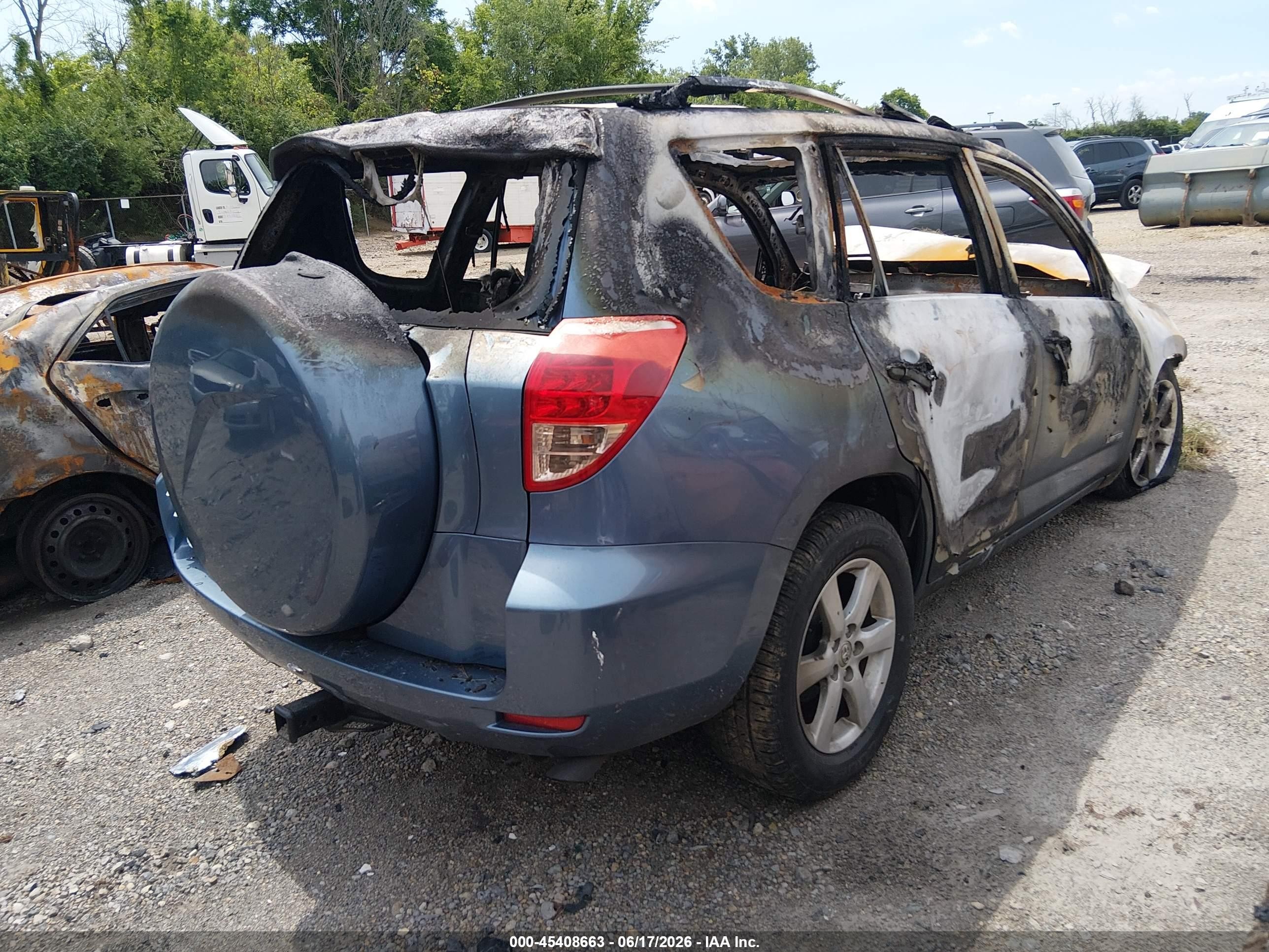 2006 Toyota Rav4 Limited V6 Blue vin: JTMZK31V466003129