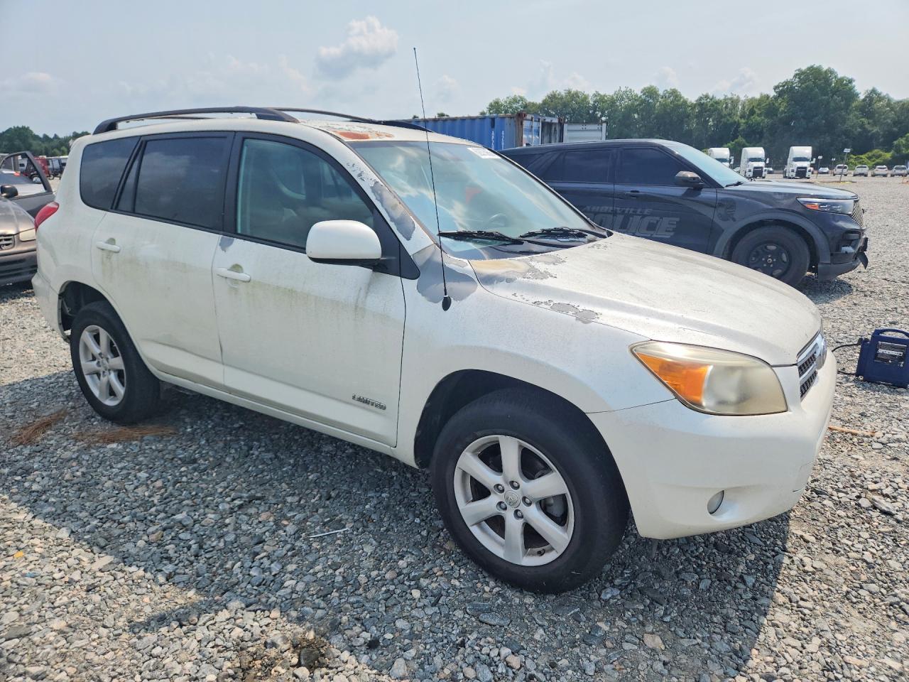 2007 Toyota Rav4 Limited White vin: JTMZK31V475006541