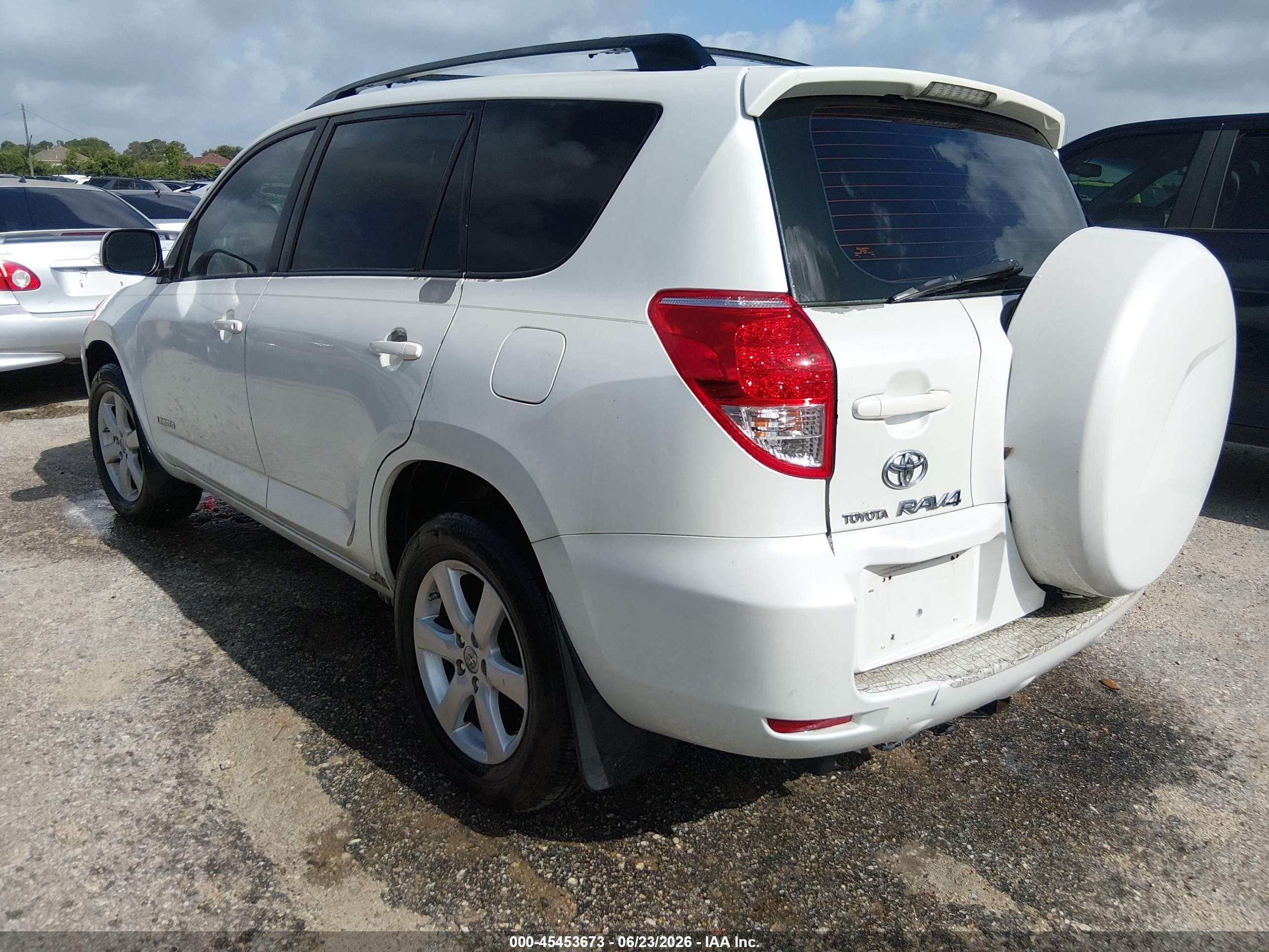 2006 Toyota Rav4 Limited V6 White vin: JTMZK31V565001315